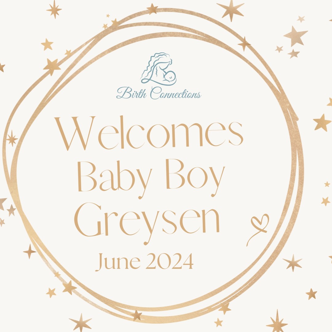 We've been quiet, but we've been busy!
Welcome to the world, Greysen!
#BirthConnectionsDoulas #ATLDoulas #HealthyMomsHealthyBabies #ThrivingFamilies #BirthDoulas #PostpartumDoulas #ChildbirthEducation #MelanatedChildbirthEducation #BreastfeedingFamilies #LactationClasses #BuildingCommunity #GrowingFamilies #NBPP #NatlBirthPostpartumPros
