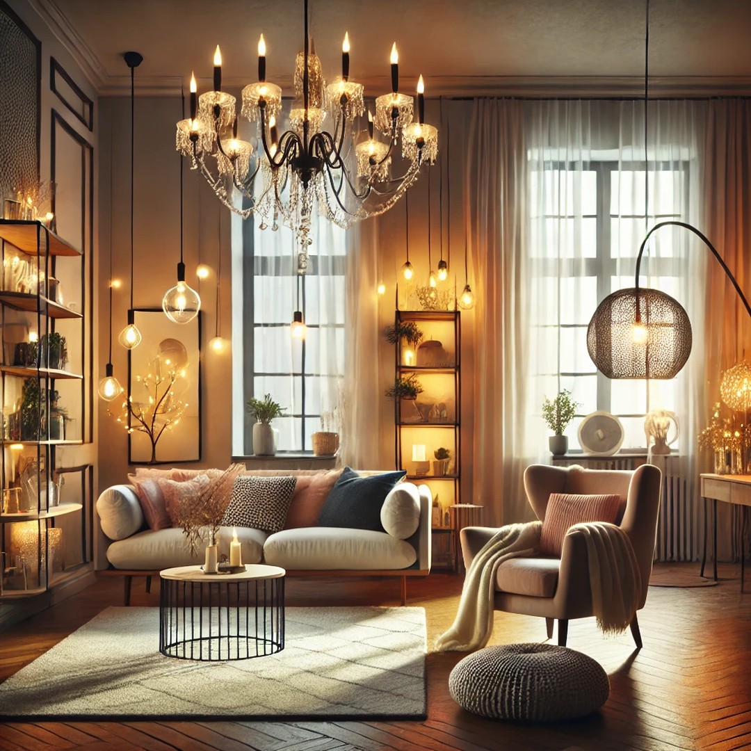 Bright Ideas Only! (Home Décor 113 - Lighting)
💡 Lighting Rule #1: One sad ceiling light = instant gloom. Layer it up, people!
Step 1: Add a chandelier for the drama (because you deserve it). ✨
Step 2: Fairy lights = instant cozy. Draped over windows for bonus feels.
Step 3: Floor lamps for that corner that always feels left out. 🛋️
Step 4: Dimmers. Because moods change, and so should your lighting. 🔄
Time to light up your life—literally!
#comfortlit #lightinggoals #layeredlighting