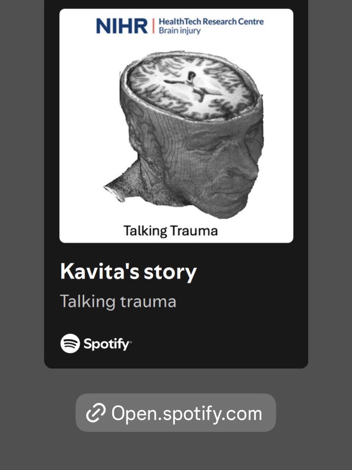 Just a handful of the podcasts I’ve had the privilege of being on - stories of impact, TBI, neuro, challenges, motivation, work, family & life! 💛
Easy to find - go to Spotify or bbc sounds - type kavita basi - all episodes should appear 😊