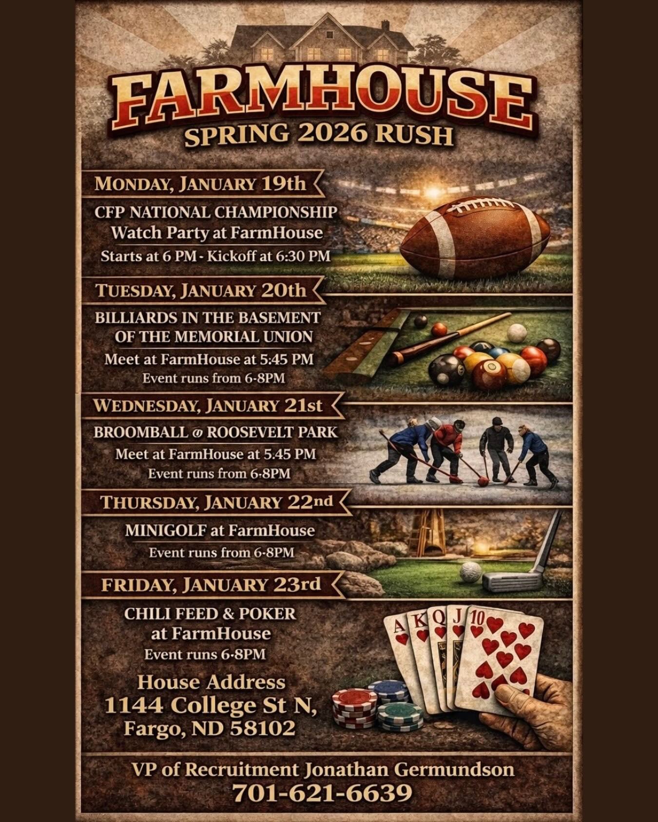 Spring ‘26 rush is this week! Make sure to stop by for some of our events. If interested you can fill out the form in our bio. We’ll see you there.