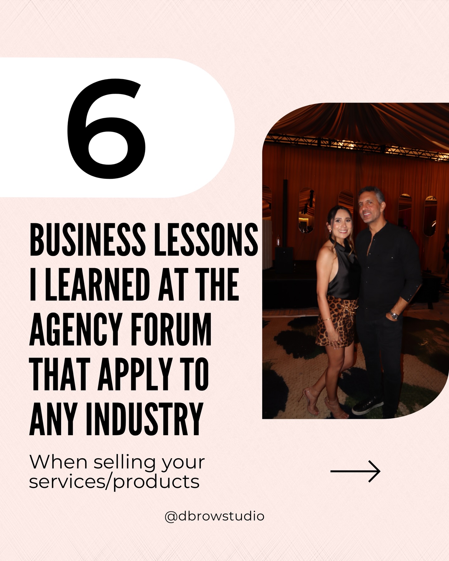 This weekend at The Agency Forum I learned something powerful ✨
Even though the focus was real estate, the lessons apply to every industry, especially service-based businesses like beauty, wellness, and education.
Sales, leadership, mindset, consistency, and the people you surround yourself with will always matter…no matter what you sell.
I’m incredibly grateful for the opportunity to learn from leaders like Mauricio Umansky, @alvaronunez Núñez, Robert Madu and Alex Martinez and for the inspiring energy of @theagency_dc @alexgroupre Team.
I’m also deeply grateful to have a partner who believes in growth, evolution, and pushing each other to be better every day. 🤍
Different industries. Same foundations.
Business is about people, sales and trust.
At D’Browstudio, we don’t just teach brows.
We teach business, mindset & leadership.
Talent will open the door.
But mindset, sales, consistency, leadership, and trust are what keep you booked and growing.
🌸To my students and artists:
Your story matters.
Your professionalism matters.
And who you choose to learn from and grow with matters.
Save this 🤍
Share with a student/artist
Comment “GROWTH” ✨
#PMUStudents
#MicrobladingBusiness
#BeautyEntrepreneur
#WomenInBusiness
#EntrepreneurMindset