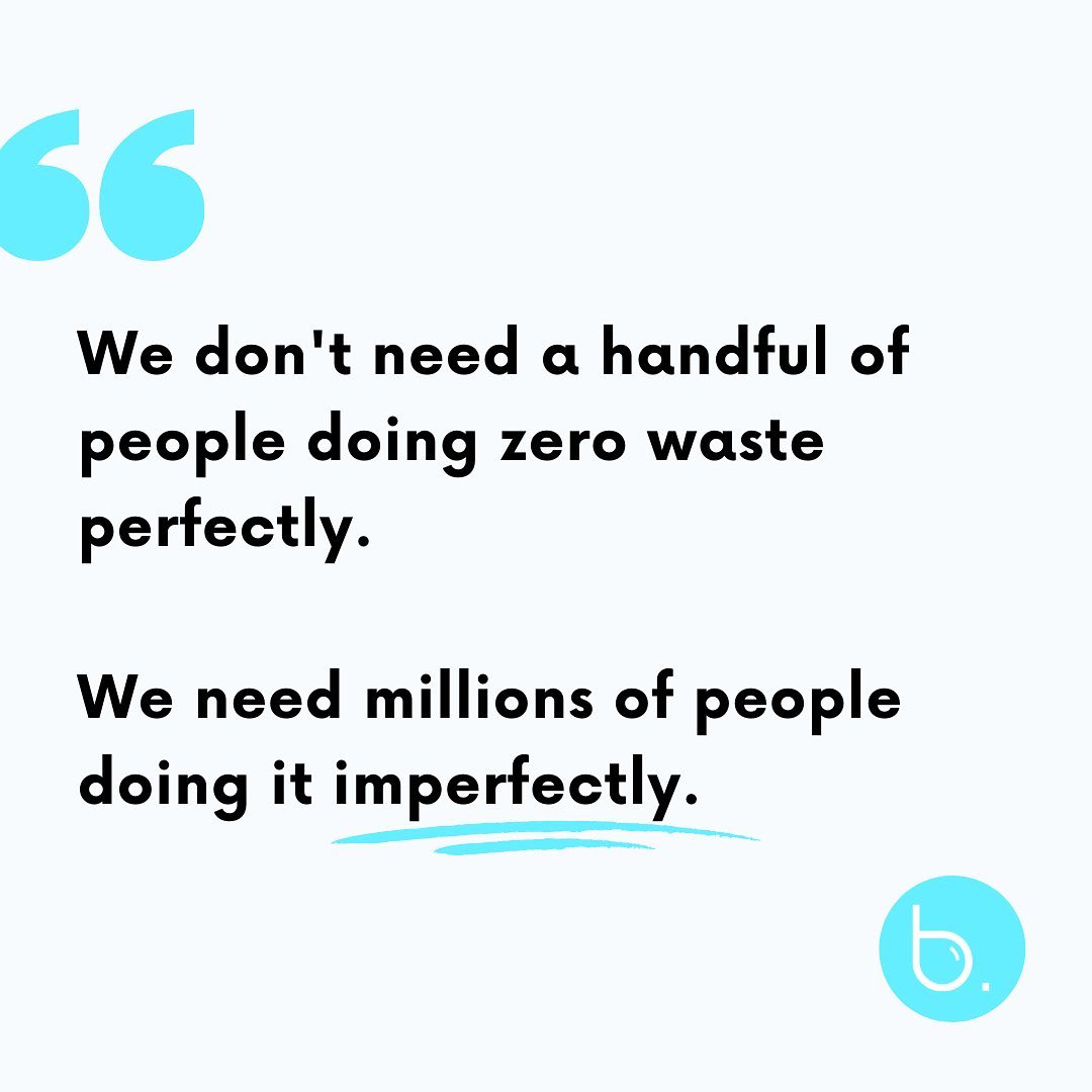 “We don’t need a handful of people doing zero waste perfectly, we need millions of people doing it imperfectly” – Anne-Marie Bonneau, Zero Waste Chef.
It can be challenging making changes to be "low waste." But if everyone made one more step to be more eco-conscious, it would make a world of difference.🌎
Can you make any changes this month to help our planet? 🌱
#plasticfree #wastefree #zerowastelifestyle #ecoliving #greenliving #sustainableliving #climatechange #globalwarming #reducereuserecycle #ecofriendly #organic