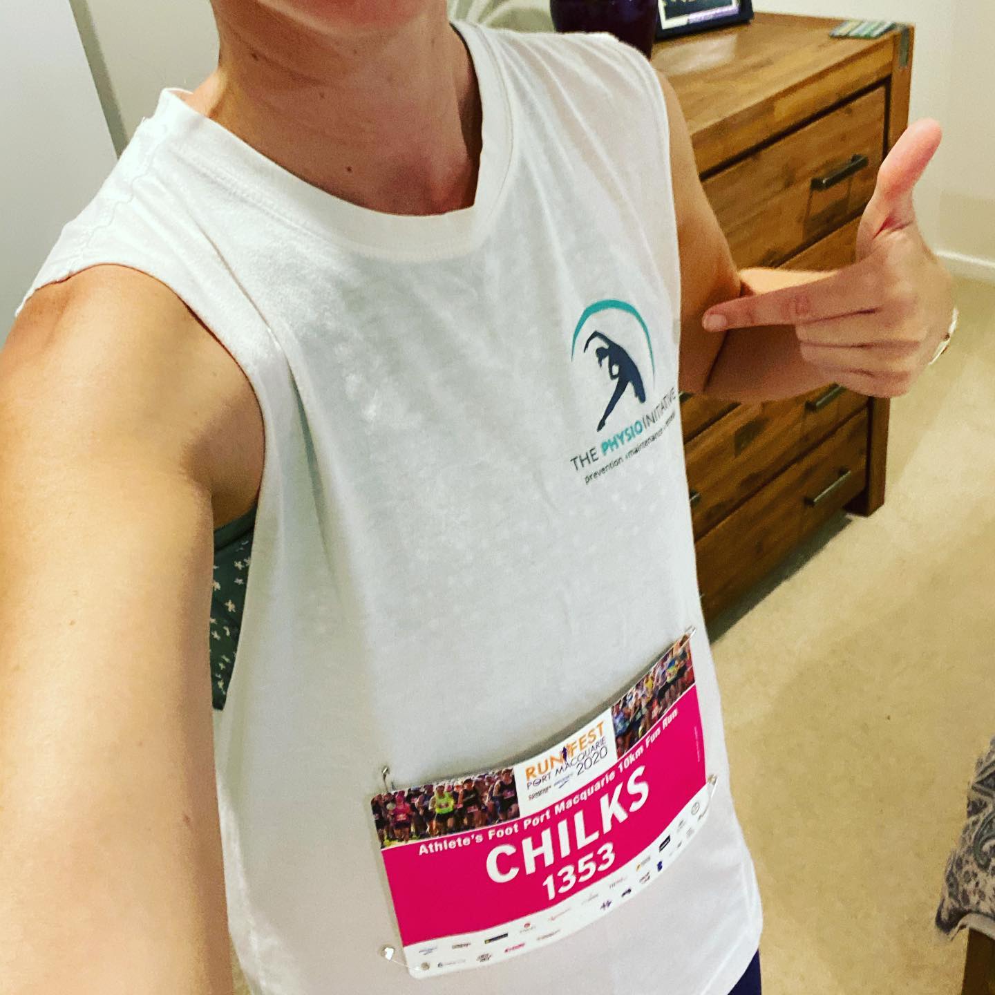 About to represent at the Port Mac running festival! #practicewhatyoupreach #activeliving #runhappy #runfest #rainyrunning