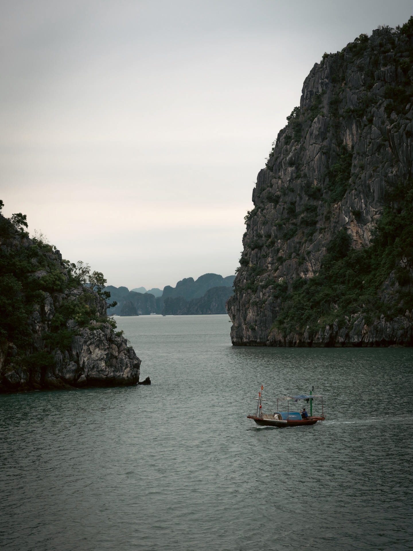 Cruising on Bai Tu Long Bay đą
Bai Tu Long Bay is the lesser known area of Ha Long Bay: same scenery, less crowds. We spent 3 days onboard our cruise and for most of the time we felt like we had the bay all for ourselves. Disconnecting for a few days, immersing ourselves in nature surrounded by nothing but water and those imposing karsts, learning about the fishing villages that call the bay home⊠it was wonderful.
Many people wonder if a stop in Ha Long bay is worth it: in my view, absolutely - but skip the crowded areas and go to Bai Tu Long or Lan Ha instead đ
#vietnam #halongbay #baitulongbay #photography trave