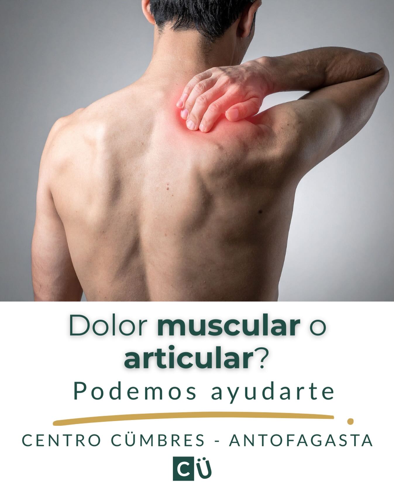 El dolor articular o muscular no debe normalizarse.
Una evaluación profesional es clave para definir el tratamiento adecuado.
📍 Av. José Miguel Carrera 1763, Antofagasta (sector Av. Brasil)
📲 +56 9 9465 7220