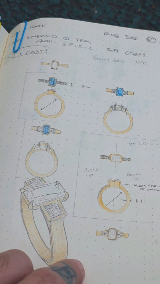 Past, present and future designs
Before the sparkle, before the stones, there is design. Making an engagement ring is more then just picking a sapphire and metal type- the designing, structural integrity and functionality of the ring are most important.
This is a service not all jewellers can offer (Huh?!!!)
What we present at The House of Facets is complete confidance when designing any jewellery piece. Let us take the stress out of jewellery shopping and have trust in knowing we engage with our clients throughout the designing process, consulting over every detail, asking all the questions and ensuring that our clients understand the importance of the decisions.
Imagine finding out you can't fit a wedding band flush against your engagement ring after just spending $$ to have it custom made! This shouldn't happen and it doesnt happen with The House of Facets.
To view our available Sapphires, Fine Hand-made Jewellery and Custom Designing - DM, email sales@thehouseoffacets.com.au or visit our website to book an online or in-person appointment today
www.thehouseoffacets.com.au
#jewellerydesigners #handmadejewellery #jewelleryart #australiandesigner #designsketches