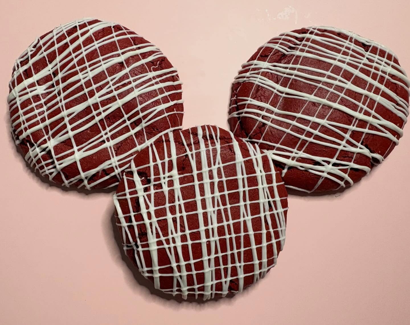 Red Velvet Cream cheese stuffed cookies