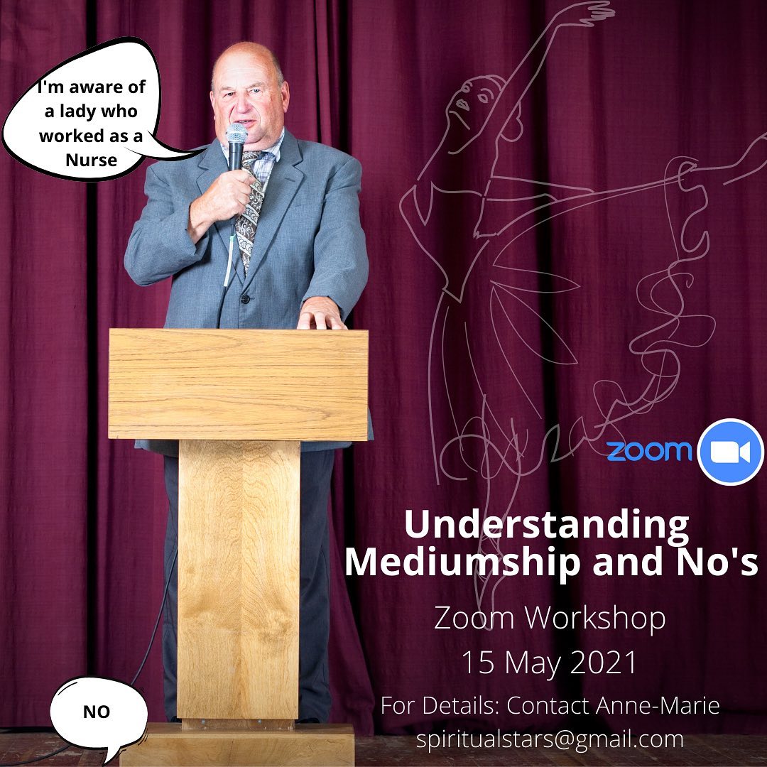 Understanding Mediumship, Evidence and the No’s
🌸
15 MAY 2021
3pm-5pm UK BST
Zoom Workshop
👍🏼🚩
Book via website
HTTPS://www.theportraitofspirit.com/mediumship-evidence or email:
spiritualstars@gmail.com for price to enter 💓
💯🔥
#mediumship #god #spiritualjourney #spiritualgrowth #spiritualhealing #mediumshipworkshop #spirit #spiritart #spirituality #spiritualawakening #psychic #psychictarotreader #medium #platformmediumship #spiritguides #onlinemediumship #online #mediumshipdemon strations #mediumshipclasses #mediumshipcircle #mediumishipadvanced #spiritualism #spiritual #mediumshipmessages