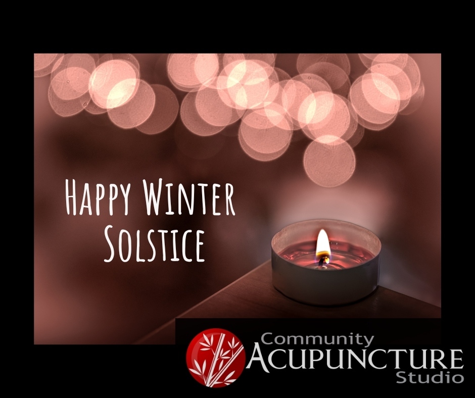 Enjoy this, the shortest day of sunlight and longest night of the year. It's a great time to light a candle, and reflect before the new year rolls around.