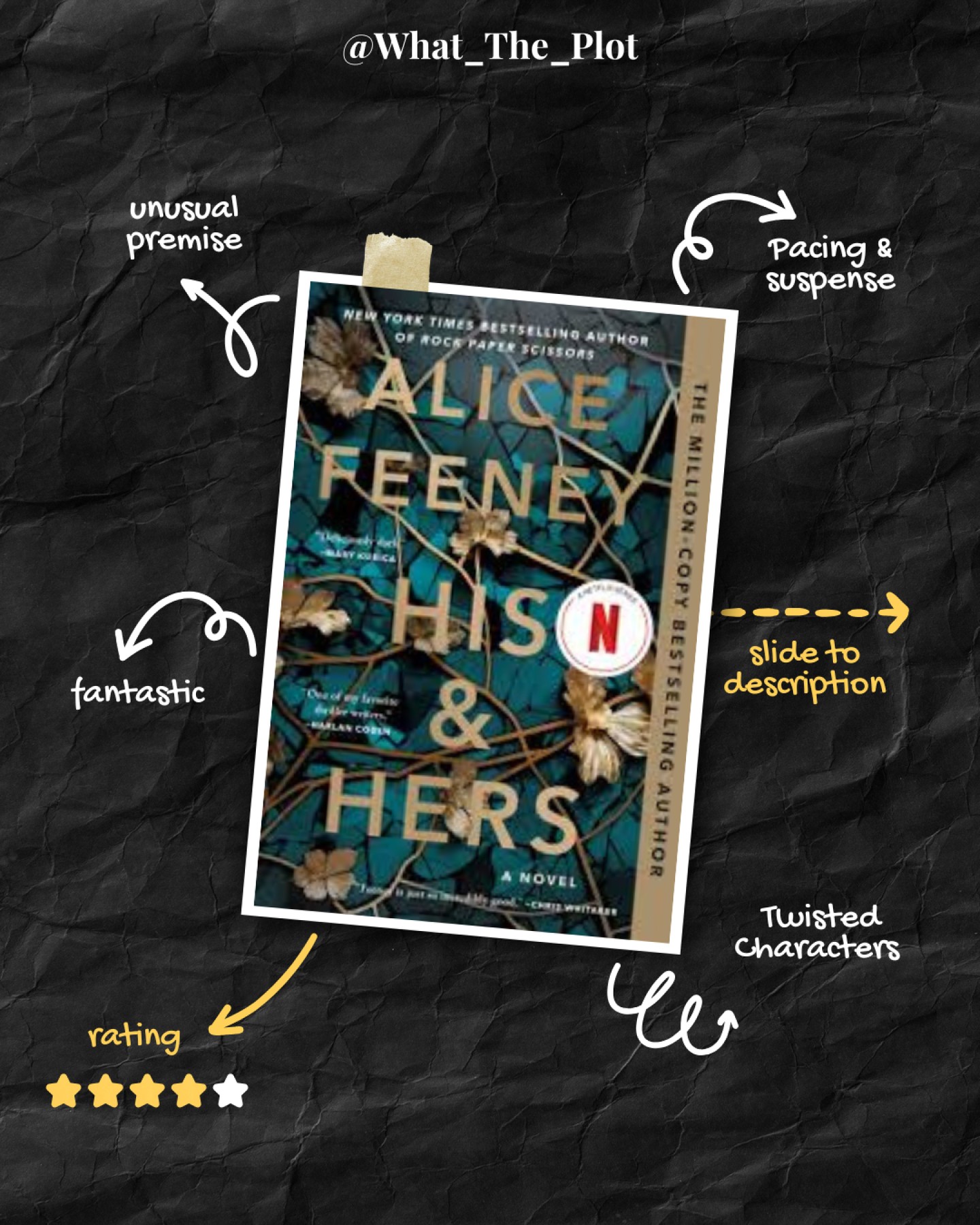READ THIS IF YOU LIKE…
🖤 dual POV
🖤 unreliable narrators
🖤 short chapters you can’t stop reading
🖤 small-town secrets
🖤 twists that hit
His & Hers = 5⭐️ and I flew through it. I genuinely didn’t trust a single person by the end (as it should be).
💬 Tell me: what’s the last thriller you rated 5 stars?
🔖 Save for your next binge-read
#bookreview #bookstagram #bookblog #his&hers #bingeable #fivestarreview