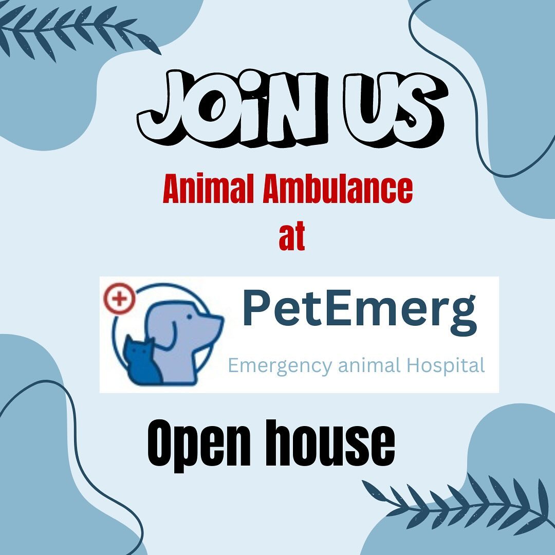 Join us at the Pet Emerge Emergency Clinic for an open house! 🐾🚑 We’re excited to see you there! 12367 Foothill Blvd,Rancho Cucamonga, CA