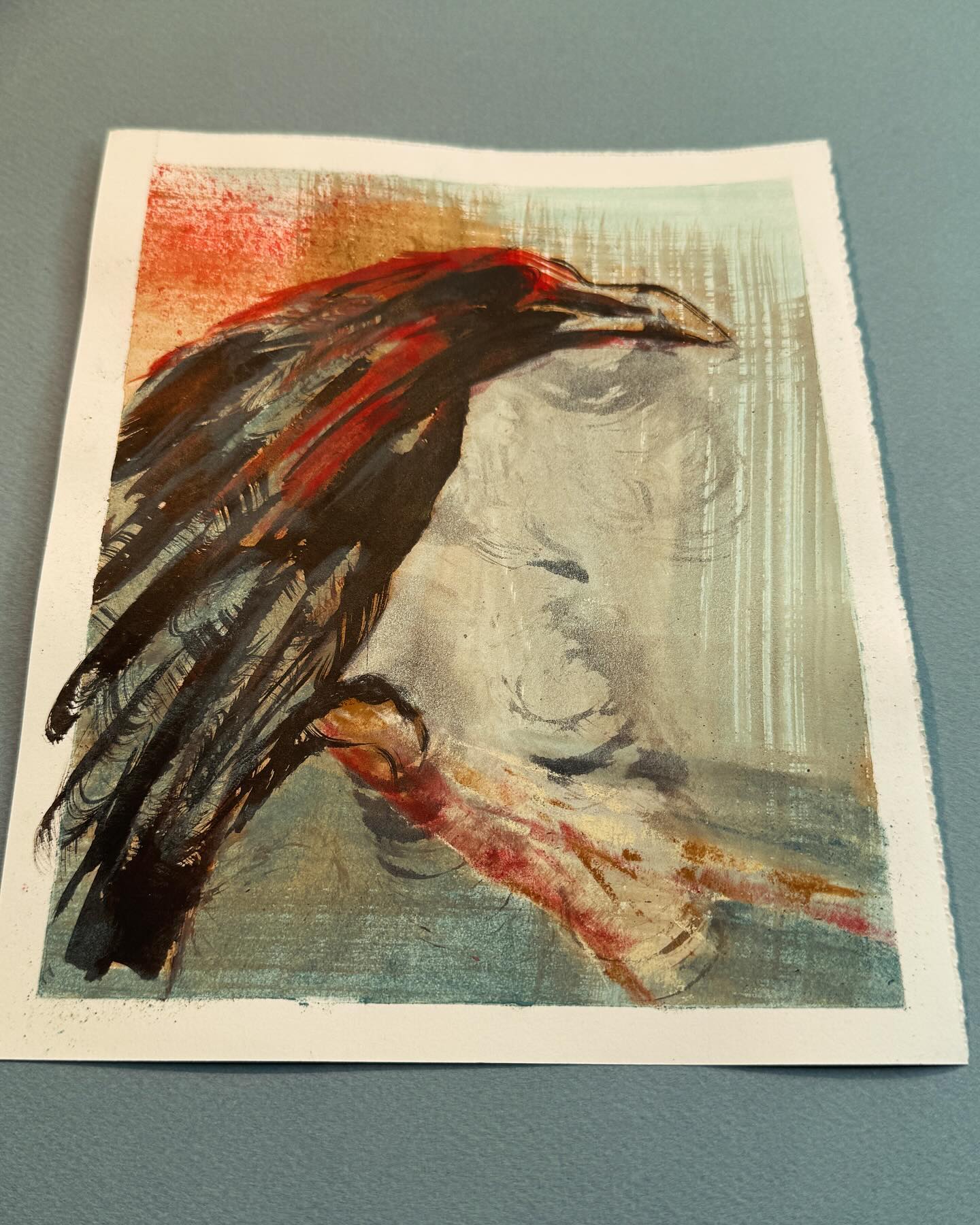 Didn’t stop. Finished the crow afterall.
#inkandpastel #crowportrait #crowpersonality #individualsmatter #crowdrawing