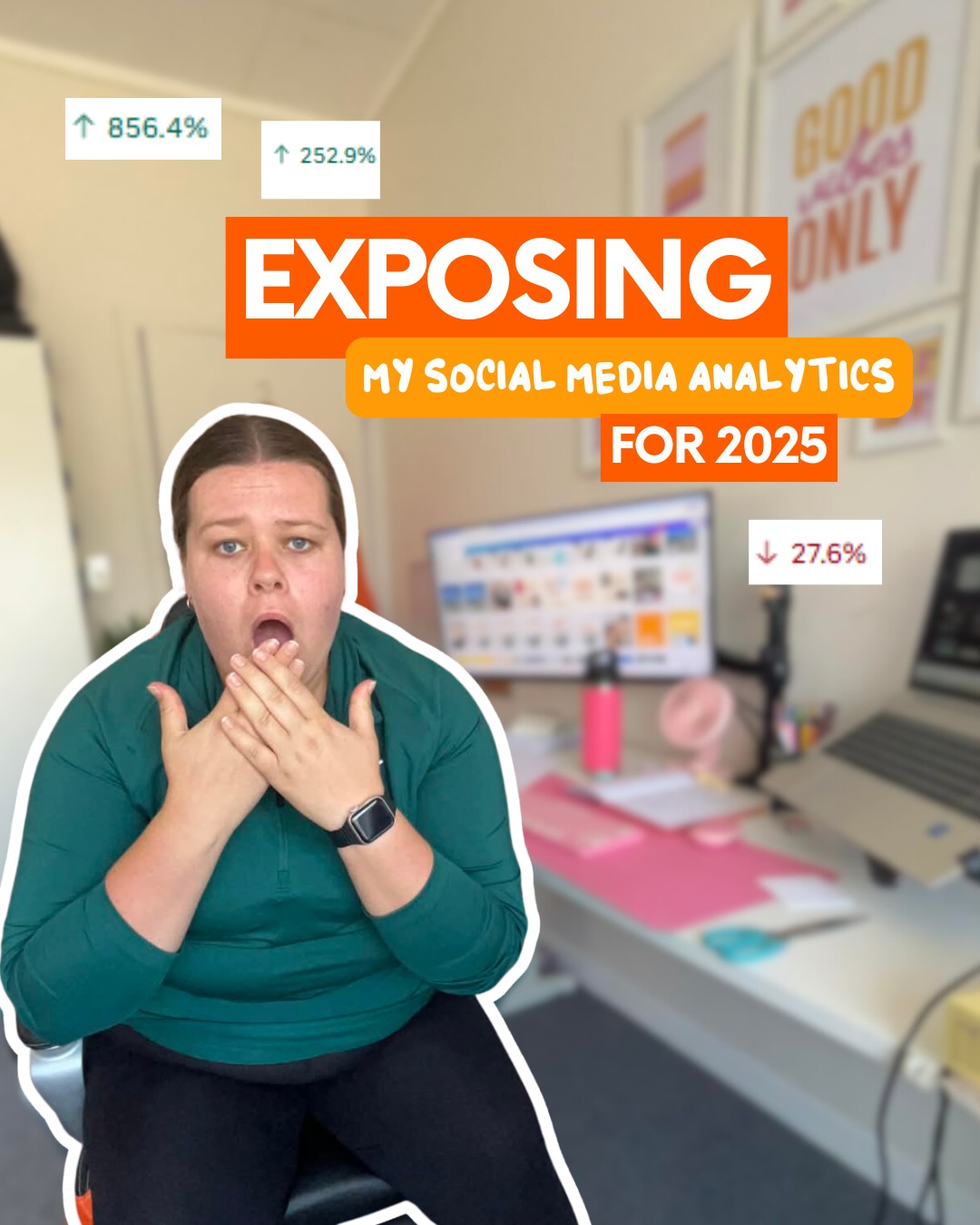 I’ve gone back and forth on whether to share this.
Not because the numbers are bad, but because social media has taught us to believe growth only counts if it’s huge, fast, and obvious.
The truth is, these are my real behind-the-scenes stats for 2025. Some are up, some are down, some are mixed. But together, they supported almost every goal I set for my business this year.
I track my numbers closely, not to chase perfection, but to understand what’s working, what’s shifting, and where to focus next. Reach is nice, but clicks, conversations, and engagement tell a much clearer story.
If you’re looking at your own analytics and wondering if you’re doing enough, let this be your reminder that progress doesn’t always look dramatic. Sometimes it looks like quieter growth, better engagement, and content that does exactly what it’s meant to do.
This is what real social media growth can look like.