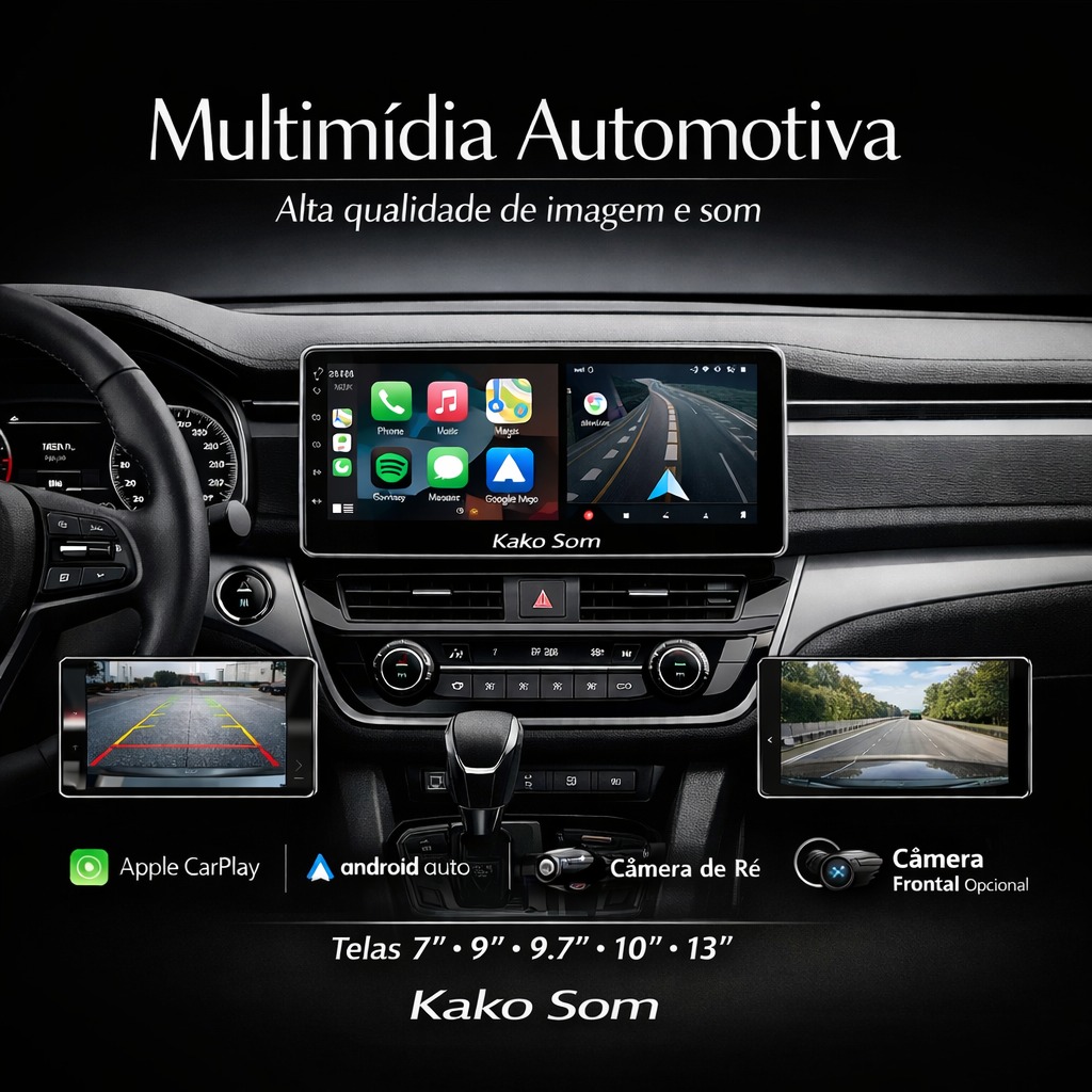 Tecnologia que transforma sua experiência ao dirigir 🚗✨
⠀
Multimídias automotivas com alta qualidade de imagem e som, integração completa com o veículo e acabamento impecável.
⠀
✔ Apple CarPlay
✔ Android Auto
✔ Câmera de ré
✔ Integração com volante multifuncional
✔ Opção de câmera frontal
⠀
Disponíveis nos tamanhos:
7” • 9” • 9.7” • 10” • 13”
⠀
Instalação profissional, estética limpa e performance no dia a dia.
⠀
📍 Kako Som – Piracicaba
💬 Chame no direct e faça seu orçamento
Avenida Água Branca, 95 - Piracicaba
#kakosom #multimidiaautomotiva #somautomotivo #carplay #androidauto
#cameradere #volantemultifuncional #acessoriosautomotivos
#instalacaoprofissional #carros #autolovers
#piracicaba #piracicabasp #interiordesp
#automotivo #cartech #customcar #kakosom