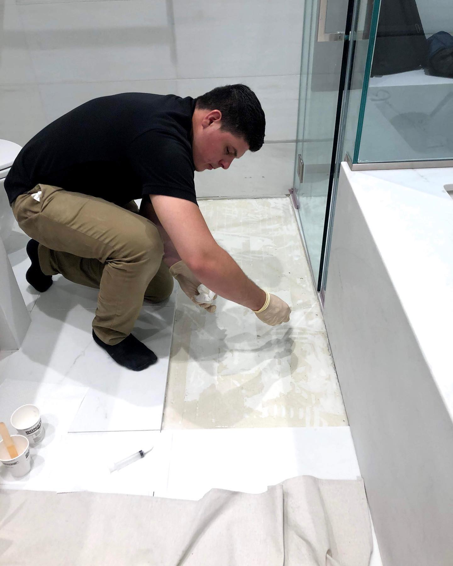 Water damage shower solutions by TERSO MR® are not quick fixes or band-aid fixes; our processes are aimed to conserve your new or existing marble, stone, or porcelain for the long-term.
.
.
.
.
.
.
#TERSOMR #Architecture #InteriorDesign #TileInstallers #Marble #Stone #LuxuryBathrooms #Homeowners #Contractor #LuxuryHomes #Luxurynyc #NYC #Architect #Tile #MarbleNYC