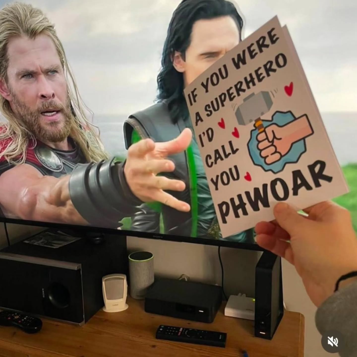 Throwback to when I gave my love his Valentine's card.
#thor #love #greetingcard #superheroes #giftidea