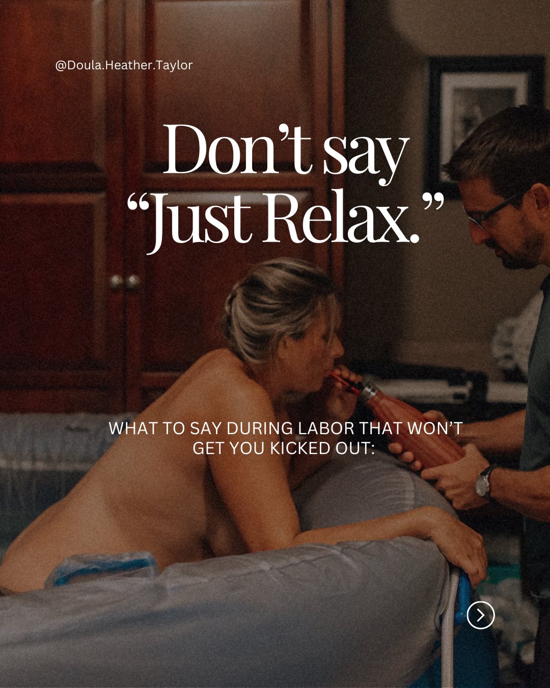 If you’re the birth partner, your words matter more than you think.
Not because you need to “fix” anything…
But because your voice can become their anchor.
It can help them feel safe, capable, and supported, especially when labor gets intense.
Here are a few phrases that actually help in the moment 👇
🌙 “You are safe.”
🌙 “I’m so proud of you.”
🌙 “You’re doing everything exactly right.”
🌙 “You are so strong.”
🌙 “Breathe with me.”
Because labor isn’t a performance.
It’s a surrender.
And the right words help her soften into it, instead of tensing against it.
Save this for birth day 💾
And if you want more birth partner scripts like this—what to say, what NOT to say, how to support through contractions, pushing, and every moment in between…
My Birth Partner’s Guide to Labor was made for you.
(Link in bio / comment “GUIDE” and I’ll send you the link 💚)