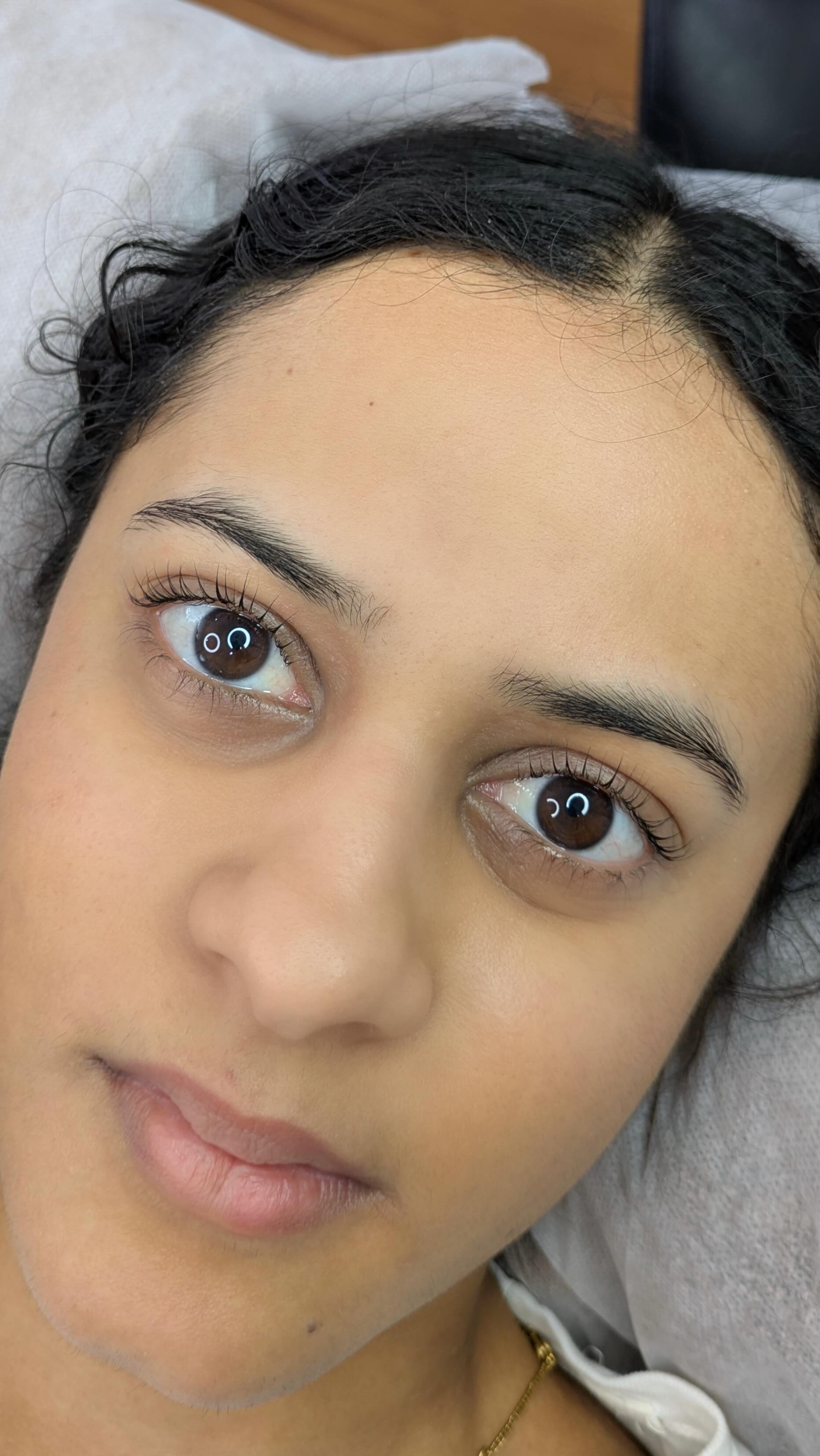 filmed a timelapse of a lash lift n yap session 😝👰🏽♀️💍