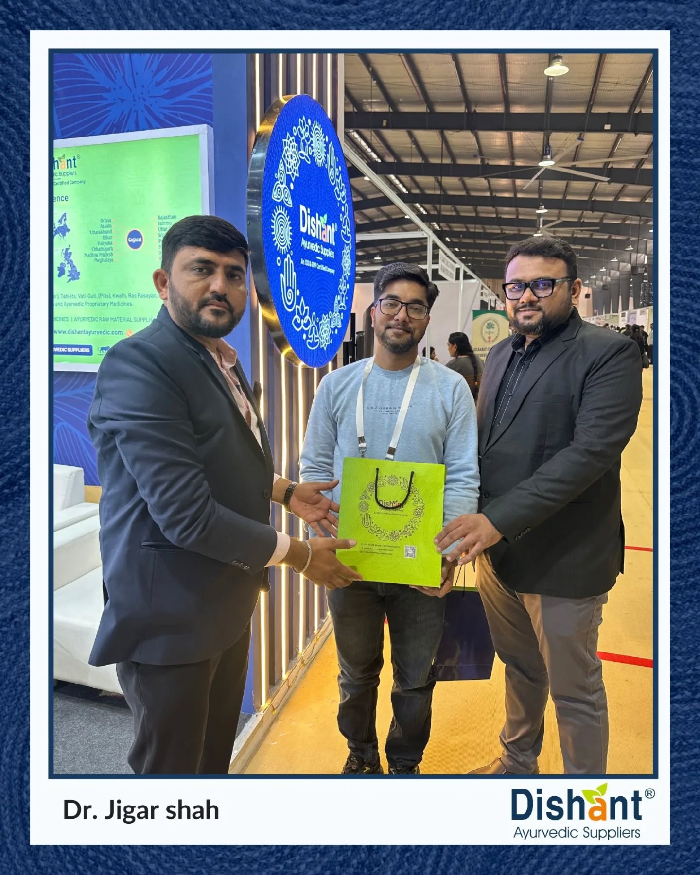 Ayurveda grows stronger when knowledge, quality, and trust come together
At Ayur Vivek Mahotsav, Dishant Ayurvedic Suppliers (Stall D2) proudly connected with Indian Ayurvedic doctors, practitioners, and industry professionals who are committed to authentic formulations and ethical manufacturing.
We were honoured to interact with respected professionals including:
Dr. Nisha, ITRA, Jamnagar
Mr. Neeraj Daga
Vd. Samir Dave
Dr. Hitesh chauhan
Vd. Hardik Darji
Vd. Nayan Thakkar, Bhuj
Mr. Rajesh Chavda, Maa Ayurvedic, Botad
Dr. Sachin Mendhe
Vd. Mahendra Sinh Sarvaiya
Dr. Jigar Shah
With 400+ Ayurvedic products and a quality-driven approach, Dishant Ayurvedic continues to support practitioners across India with consistency and care.
Buy now: www.dishantayurvedic.com
Contact us: +91 9428360333
Follow @dishantayurvedic for authentic Ayurveda, professional insights, and event highlights.
#dishantayurvedic #ayurvedic #realresults #ayurvedaworks #naturalwellness