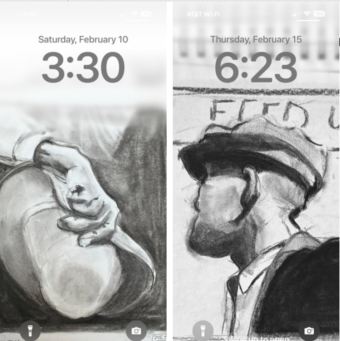 In my pocket . . . value studies
Dorothea Lange: Seeing People — exhibition of her photographs, “some of the most iconic portraits of the 20th century” is on view at the National Gallery of Art (west wing) in DC through the end of March. Catch it if you can.
. . . feedback loop each time I pick up my phone.
#drawingsmatter #drawinginmypocket