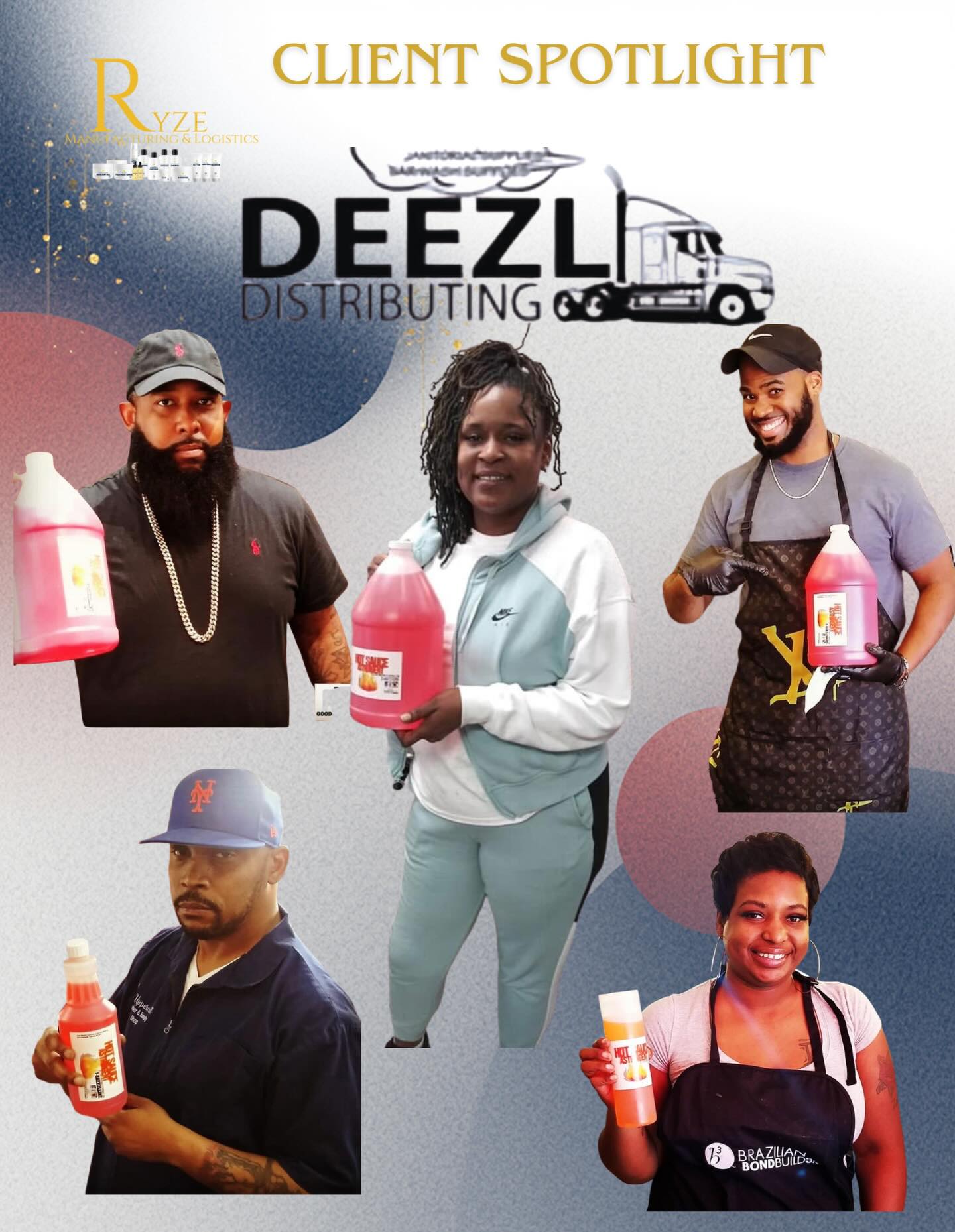 Today we’re proud to shine the light on one of our longest standing clients, Deezl Distributing. Watching his journey over the years has been nothing short of inspiring. His Hot Sauce brand has continued to grow, evolve, and make its mark, and it’s always rewarding to see our clients win.
We truly appreciate the trust he has placed in us over the years and we wish him continued growth and success. If you haven’t already, be sure to check out The Pull Up Store for all your supply needs and to support a business that’s doing great things in our community.
More customer spotlights coming soon—because celebrating growth is what we do.