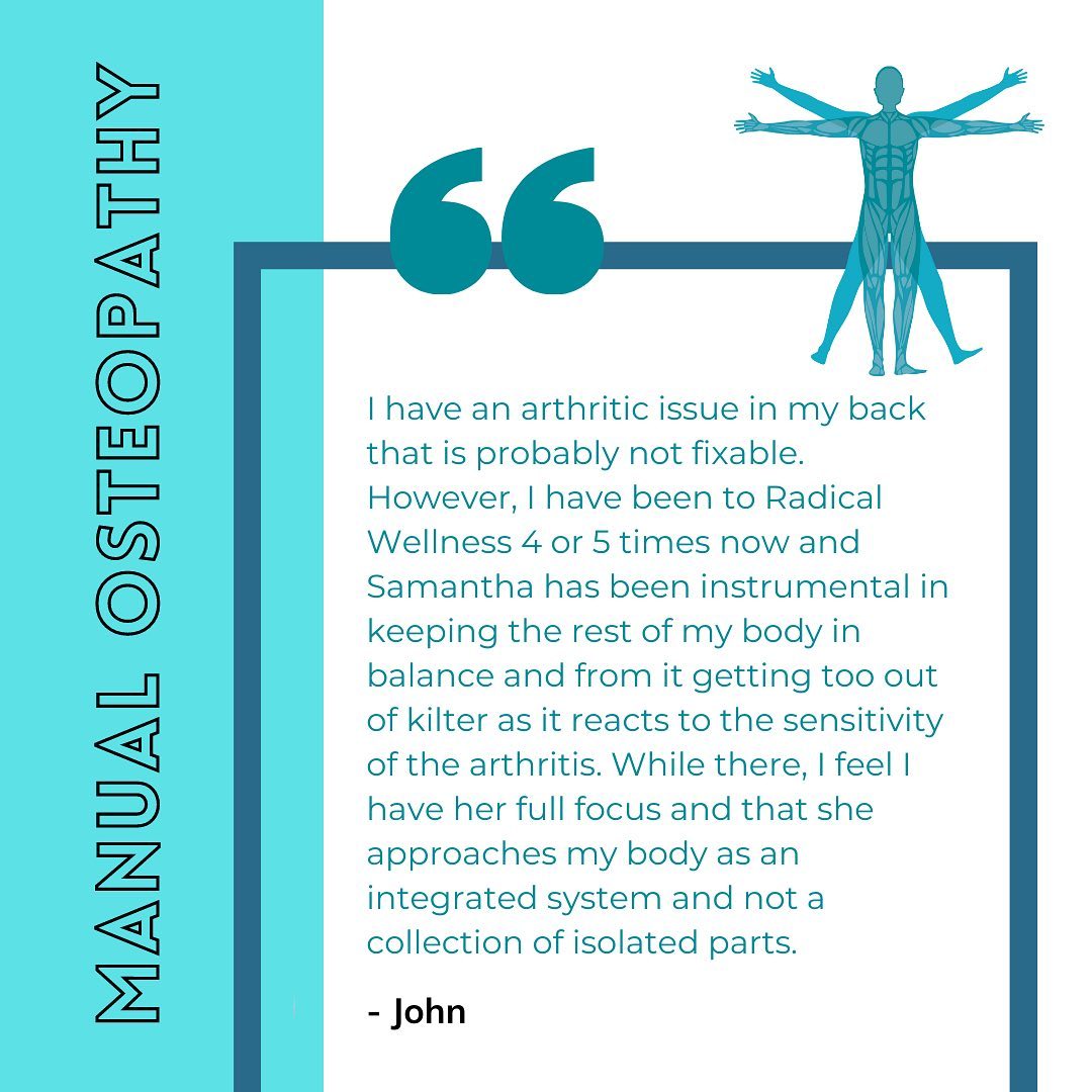 Another week, another #TestimonialTuesday! But just because we're almost through some MOT Testimonials doesn't mean the #FunFacts are over - there's still SO many incredible things to know about the body and our experience within it. Speaking of... 🤔
⭐️Did you know?⭐️
Fluid Exchange is vital to normal physiology. All the processes of life occur because fluids flow 🌊 Should this stagnate, all of life becomes diminished and health is compromised.
We are made up mostly of water - as newborns, water comprises 75-80% of our bodies, but as we age, we dry out - as adults our total body water decreases to about 60%, and by the age of 60 years our total body water decreases to about 50%. This is why our aging bodies are more likely to experience aches, pains, illness, and dysfunctions.
Through Manual Osteopathy, we address the body's fluid through Lymphatic and Craniosacral techniques, and of course by addressing the body's structure and how it may be affecting fluid dynamics and overall function of the body's systems. This not only optimizes blood, lymph, and nerve impulses within the body but also contributes to the health of the Central Nervous System (nourished by cerebrospinal fluid) which plays a central role in the control of most bodily functions. ⚡️💧
“…A successful response from the cerebrospinal fluid
is an intensified interchange between all the fluids of the body
It is definitely evident that the reaction is systemic and includes the whole body
even within the bones.”
- Anne Wales, DO
#themoreyouknow #fluiddynamics #osteopathy #manualosteopathy #integrativecare #holisticwellness #thebodyisaunit #feelgoodagain #radicalwellness #radicalwellnessyk