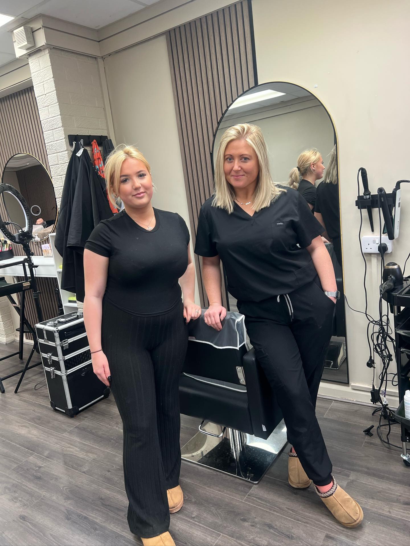 ✨ A massive well done to our beautiful Emma today! ✨
Emma has been learning new hair techniques and colour skills with guidance from our amazing Senior Hair Stylist, Laura, from our Felling branch 🎨✂️
At The Beauty Lab North East, we truly believe that we help each other grow — continuous learning, support, and passion are at the heart of everything we do 💖
Well done Emma, keep pushing forward and learning every day! We are so proud of the hair stylist you’re becoming 🌟
#TheBeautyLabNorthEast #HairStylistTraining #HairEducation #HairColour #hairtechniques