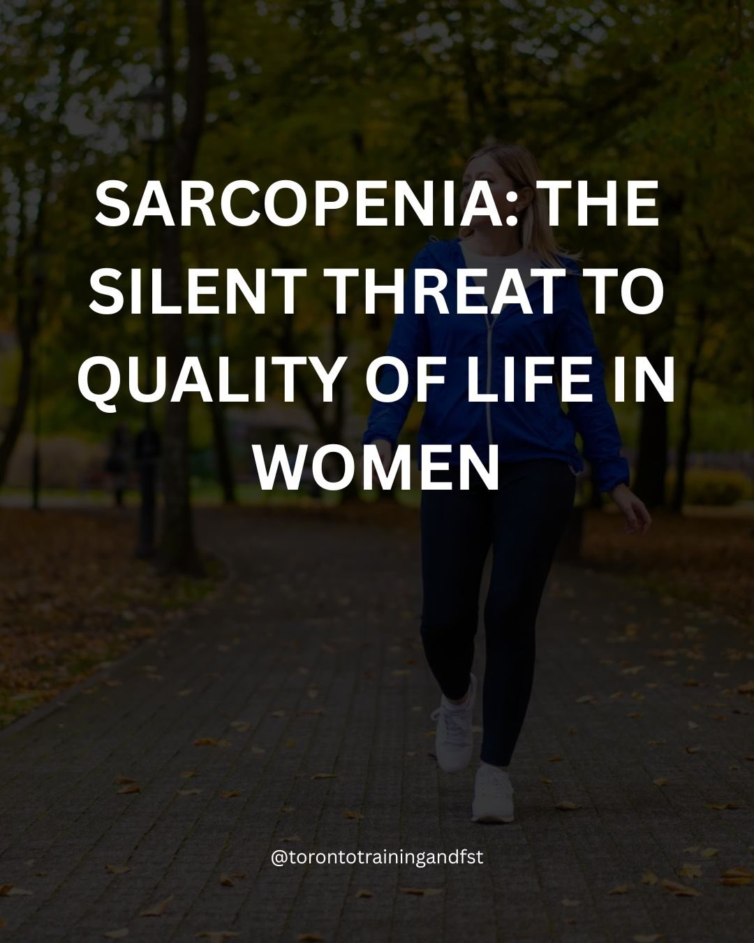Muscle loss doesn’t happen overnight.
And it rarely announces itself when it begins.
For many women, the early years still feel strong, capable, and energized.
What’s happening underneath is quieter and shaped by habits, recovery, nutrition, and how the body is loaded over time.
Sarcopenia becomes more visible later in life, but the foundation is laid much earlier.
This is about understanding how the body responds to consistent signals and choosing ones that support strength, confidence, and long-term quality of life.
Longevity is built gradually through small decisions repeated over years.
@torontotrainingandfst
#longetivity #sarcopenia #womanshealth #musclehealth #torontowellness