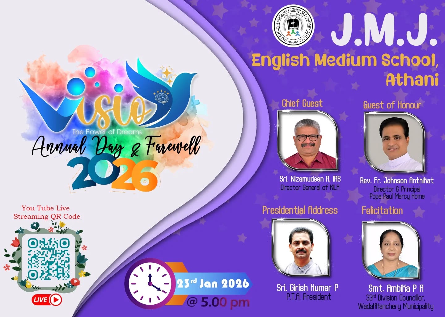 Visio, Annual Day & Farewell 2026 (23.01.2026)
.
.
.
#thrissur #schoollife #schools #kerala #instagram