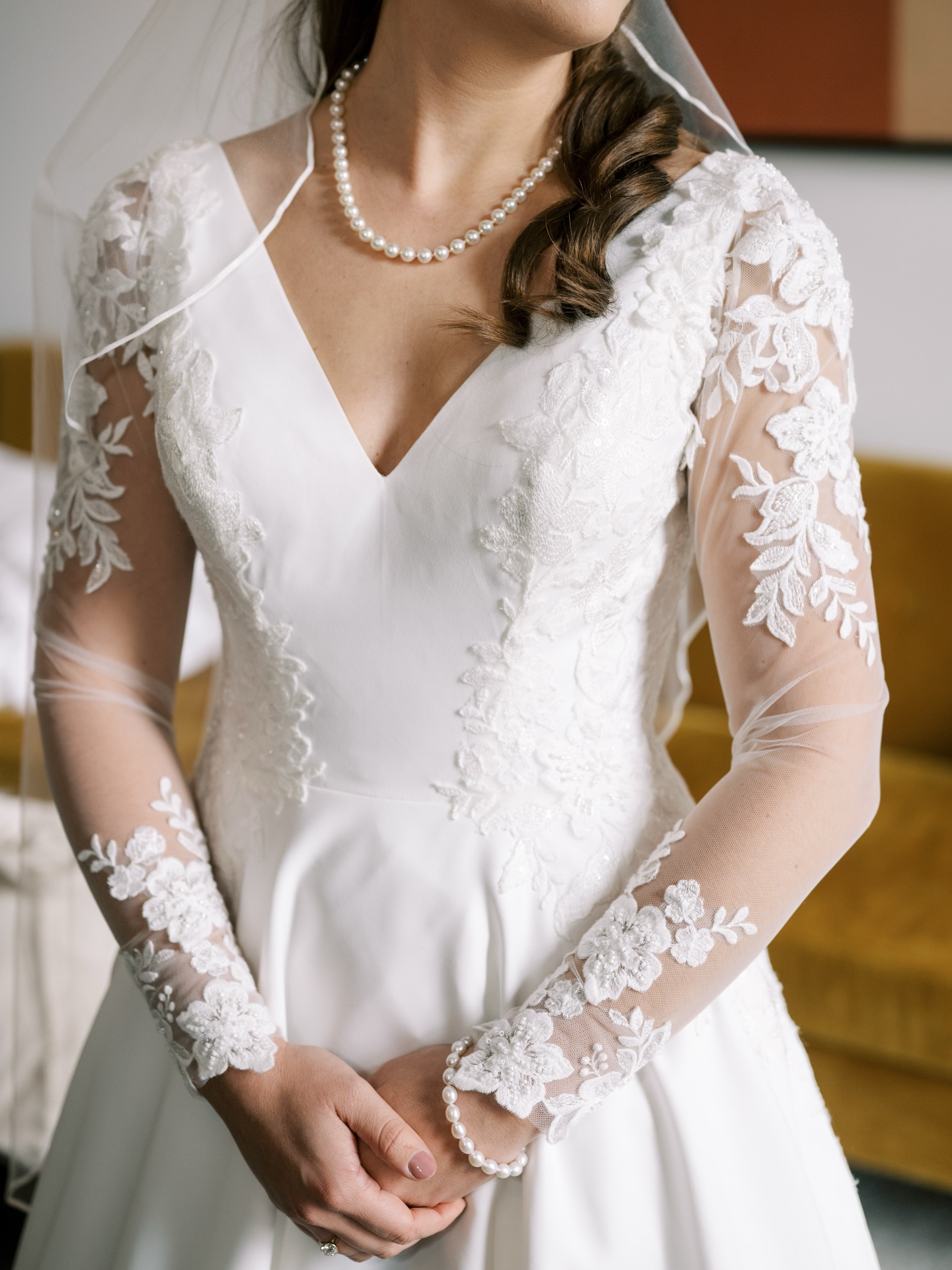 We have nothing but great things to say about #hctdbride Brandi. 🤍 What a pleasure it was help her find her dream dress and Betty made it perfect for her by adding these custom long sleeves. Wishing the beautiful couple many years of wedded bliss!