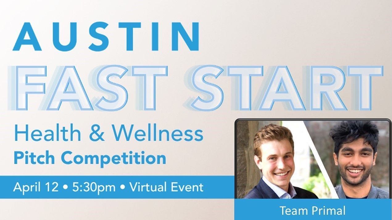 Tune in this evening to watch Team Primal pitch in the finals of the Austin Fast Start Pitch Competition for a chance to win $5000! This is a great step towards realizing our go to market strategy. See for yourself why Primal is poised to disrupt the chair market. #austinfaststart #austinyoungchamber #unchair #entrepreneur #austinbusiness