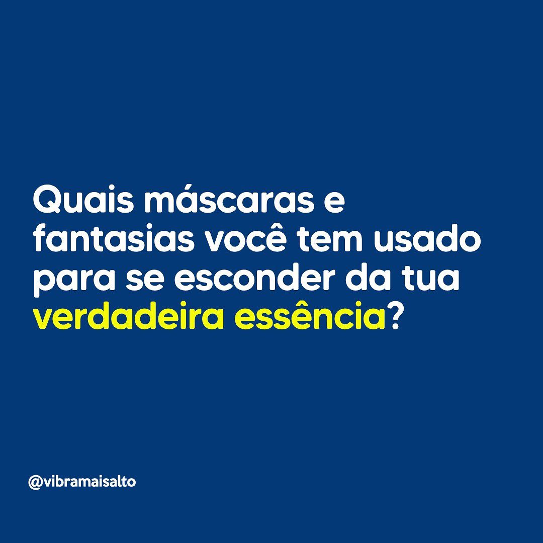 Que partes de você ainda são relegadas às sombras de quando ninguém está te olhando? Quais características e desejos da sua alma são sufocados diariamente em troca de caber em ambientes que parecem não celebrar a sua verdade? E qual é o seu papel nisso tudo? 🤔 Bom, bora usar o Carnaval 2024 para ganhar clareza das nossas máscaras e transmutar tudo em uma grande festa? Link na bio ✨
#vibramaisalto