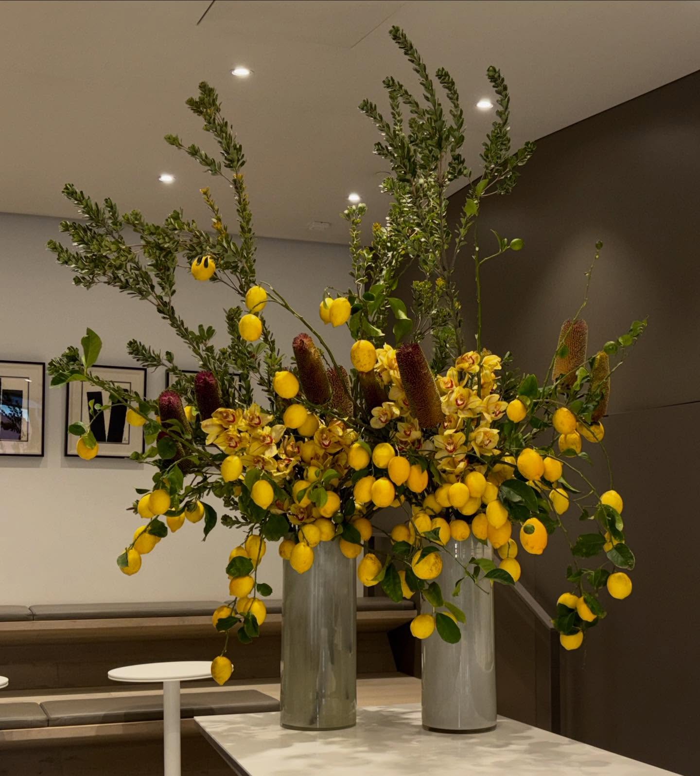 Must be lemon season. #luxurydesign #luxuryflowers #torchionursery