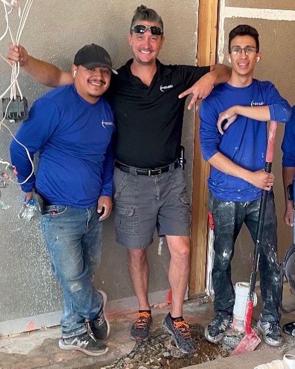 Vegas! Moonlight Plumbing here. This is some of our team who helps makes this small business run and we’re doing big things! Meet some of our team! We have Jose one of our technicians, Derek the owner and Eddie another technician here to help you support small, local businesses. Give us a call, 702-355-3938
we’re available M-F 8-5pm
We’re a veteran, family owned business here helping the Las Vegas valley with all your residential and commercial needs!
Call for your quote today!
🚽🛁🚿💪🏽🇺🇸
