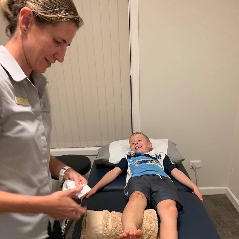 Got any interesting “iso” specific injuries to report? We’re enjoying the variation in presentations in this weird time. This guy was involved in a high speed slippery dip incident on home school recess. He doesn’t usually have access to a hose to speed things up at school 😂 #isoinjuries #homeschoolrecess #physio #strangetimes #keepitinteresting #getcreative