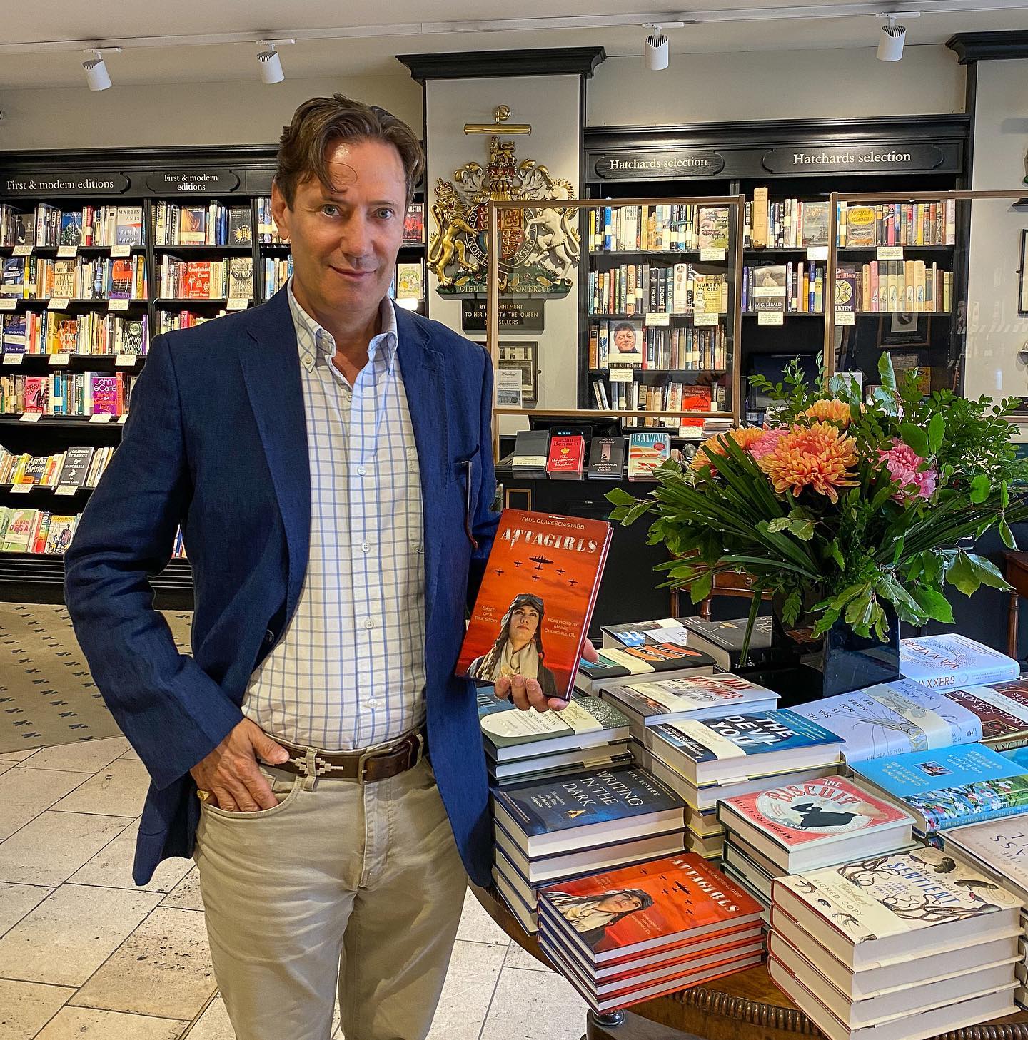 Attagirls @ Hatchards, Piccadilly @hatchardspiccadilly @aetheris_uk @royalairforceclub @mollyrosepiilotscholarship @marshall_adg @cambridgeaeroclub @paulolavesenstabb
