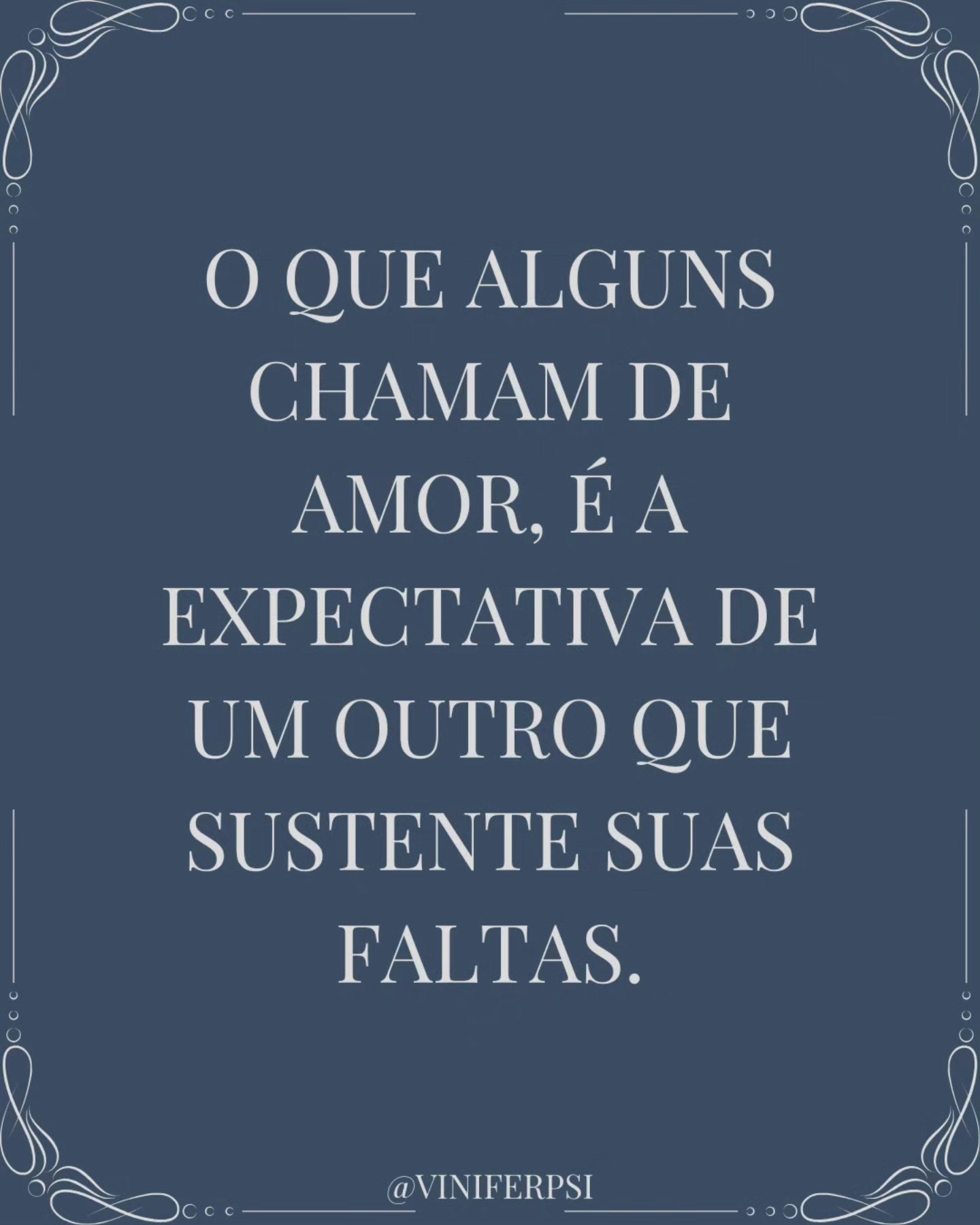 Nem sempre o que chamamos de amor é, de fato, um encontro com o outro.
Às vezes, é só um modo inconsciente de tentar preencher o que nos falta, usando o outro como espelho ou apoio para não encarar a própria angústia.
⠀
Na psicanálise, no princípio está o amor, e o amor se estrutura quando conseguimos reconhecer o outro como outro — e não como extensão do nosso desejo ou alívio da nossa dor.
⠀
💬 E você, já parou pra pensar no que realmente busca em um relacionamento?
⠀
📍Atendimentos presenciais em Betim e on-line para todo o Brasil.
📩 Me chama no direct ou no link da bio para agendar sua sessão.
#Psicanálise #Relacionamentos #Inconsciente #EscutaAnalítica #ClínicaPsicanalítica #AmorEAusência #Falta #SaúdeMental #Terapia #PsicólogoBetim #ViniferPsi