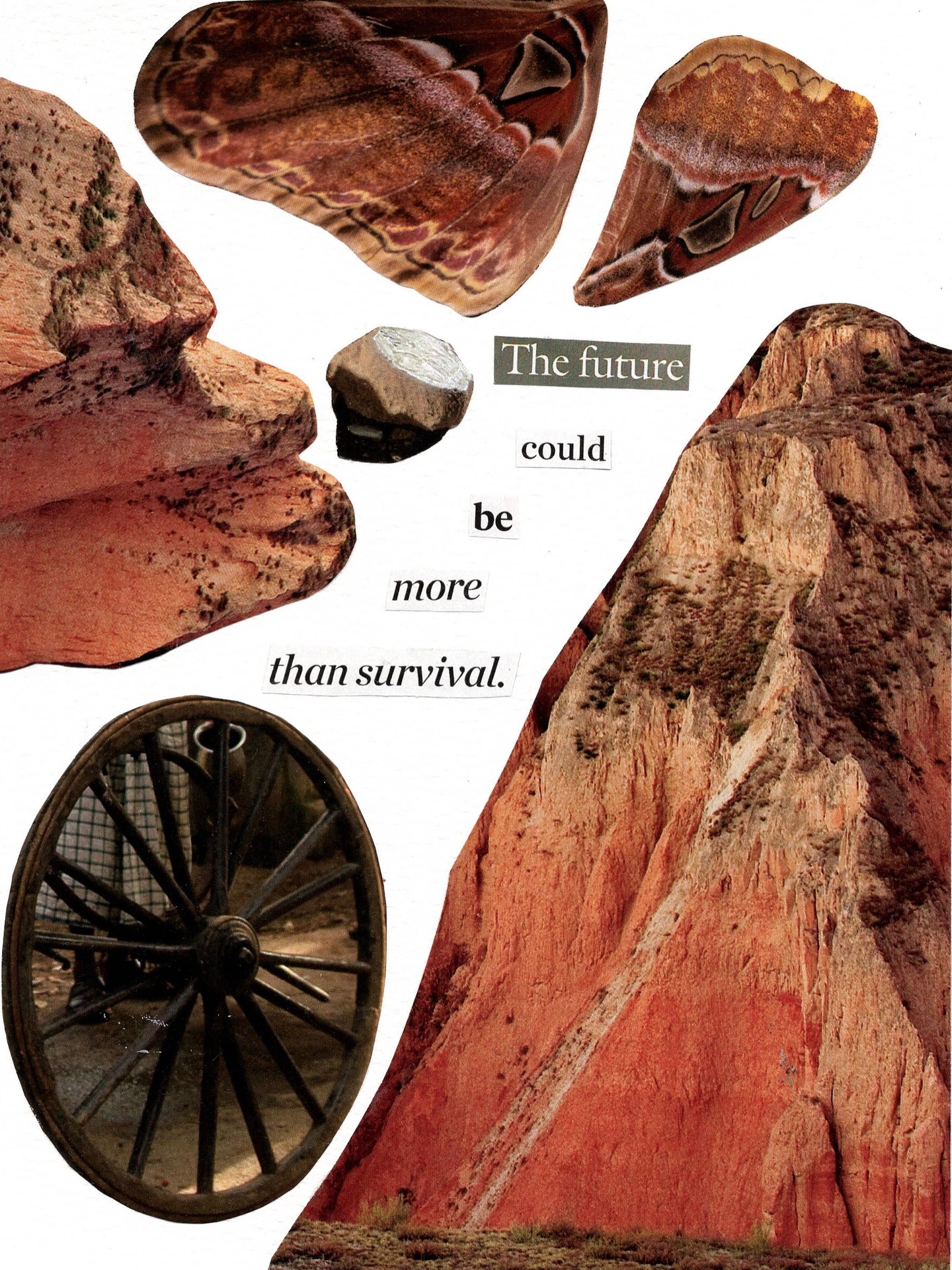 The future could be more than survival.
✎ collage on paper
#collage #artbymichèlejubilee