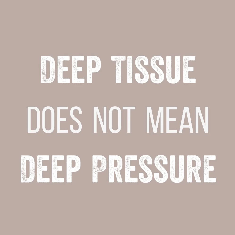 Deep tissue does not equal deep pressure.
And not all therapists do deep tissue treatment.
Tissues layer, from superficial to deep. The intention with deep tissue treatment is to get to the.... deeper tissues! The more superficial a muscle is, the less pressure required to access it.
So let's have a conversation about pressure.
"Go as hard as you can!", "take your anger out on me", "I have a high pain tolerance so I can take as much as you can give"....
These are things I hear on a regular basis. But they negate our abilities as professionals to be able to determine the appropriate pressure based on the tissues necessary to treat.
Let's take trapezius for example, everyone's favorite muscle. It is superficial, with that knowledge, I do not need to dig too far in order to access it.
Massage therapy can no more lengthen your muscles, squash knots, or breakup tissue, anymore than it can strengthen you or make you more functional. It is passive.
What it does do, is calm your sympathetic nervous system (your fight or flight). Temporarily reducing pain and opening up range of motion.
If I needlessly dig into tissue with too much pressure, I run the risk of agitating your nervous system, creating more tension in the process.
With appropriate pressure, we can relax tissue that is over stimulated, without needing to bite down on a piece of wood.
Yes, pressure can feel good. "The good pain". Anyone can rip into tissue, a good therapist finds the effective middle ground between not enough and too much.
I draw the line when you can't breathe! You tensing up and holding your breath to get through it helps no one.
So the next time you go for a massage, and ask for deep tissue, or more pressure. Consider what is necessary vs what feels good, also ask if they even do deep tissue before assuming. We are trained therapists, we are constantly assessing and working towards the best course of outcome for you. Which isn't being sore for a week after your treatment.
Trust your RMT and have a conversation about pressure with them, before thinking you need as much as possible.
•
www.movewellbelleville.com
#massagetherapy #rmt #movewellbelleville #bellevilleontario