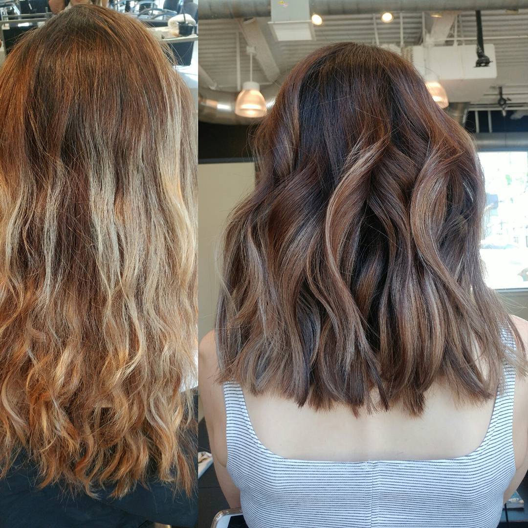 Client had come in, having had a perm over highlighted hair. Needless to say, it needed a little TLC and a whole lot of Olaplex π. Cut and color revival by me at Umbrella Salon π #umbrellasalon #wellaeducation #wellalife #olaplex #modernsalon #behindthechair #oribehair