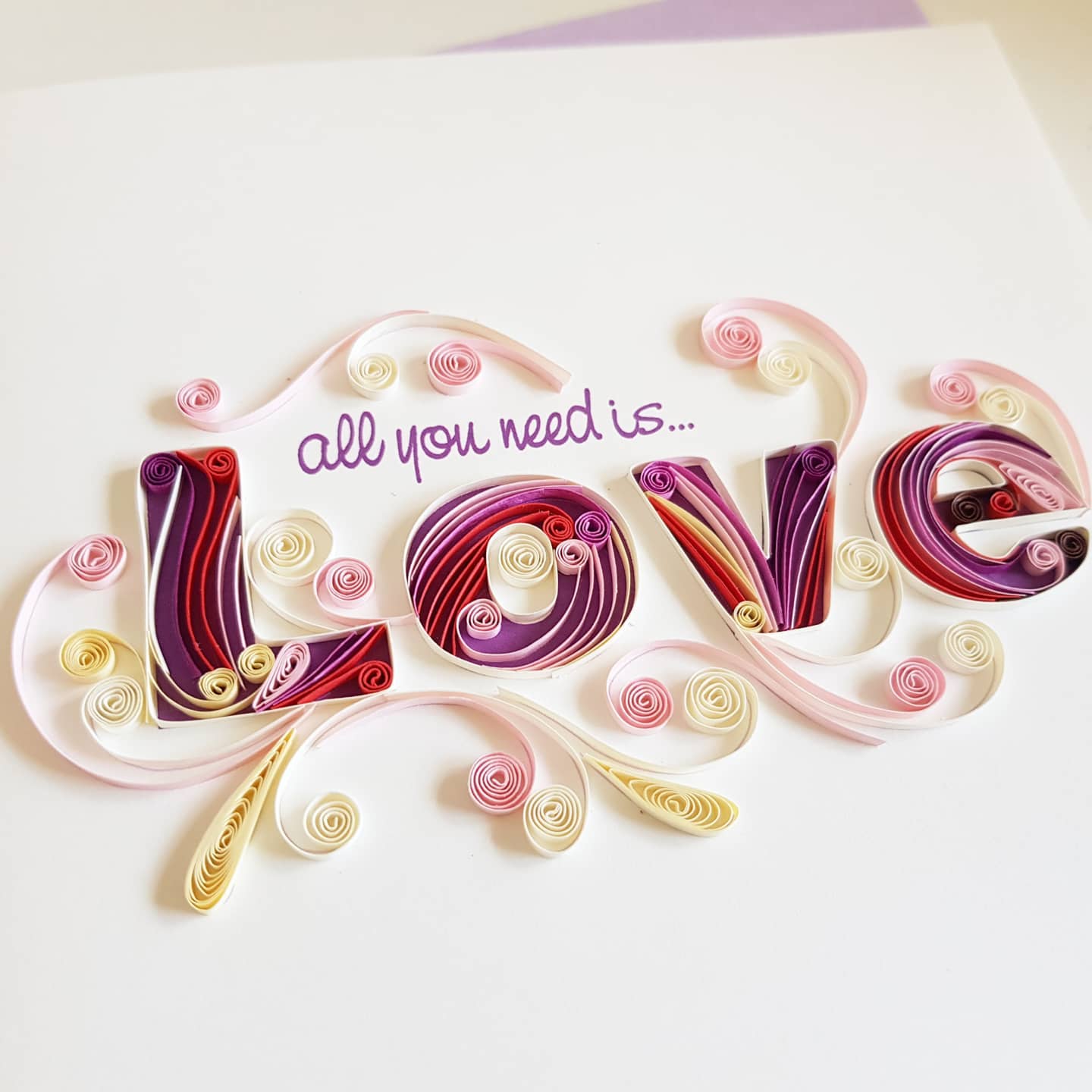 New range quilling greeting cards
Simply devine... Now selling
#allyouneedislove #quilling #quillingcard #quillingart #quillingpaper #quillingartist #quillingcreations #quillingpaperart #weddinginvitationsaustralia #weddinginvitations #lovequotes #loveislove #greetingcards #greetingcarddesign #greetingcard #smallbusinesssydney #creativelifehappylife