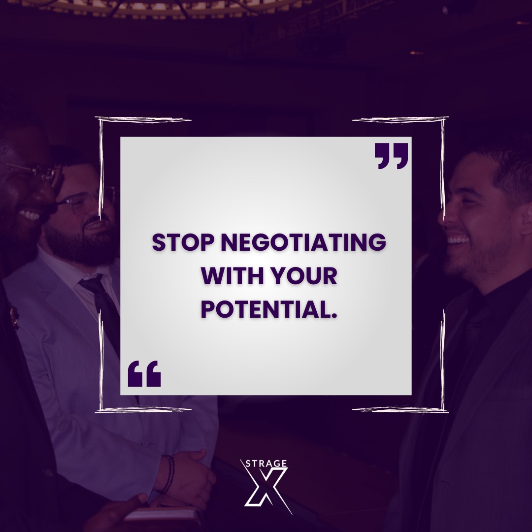 Every time you hesitate, you’re negotiating with who you could become.
We choose execution—every time. ⚡️