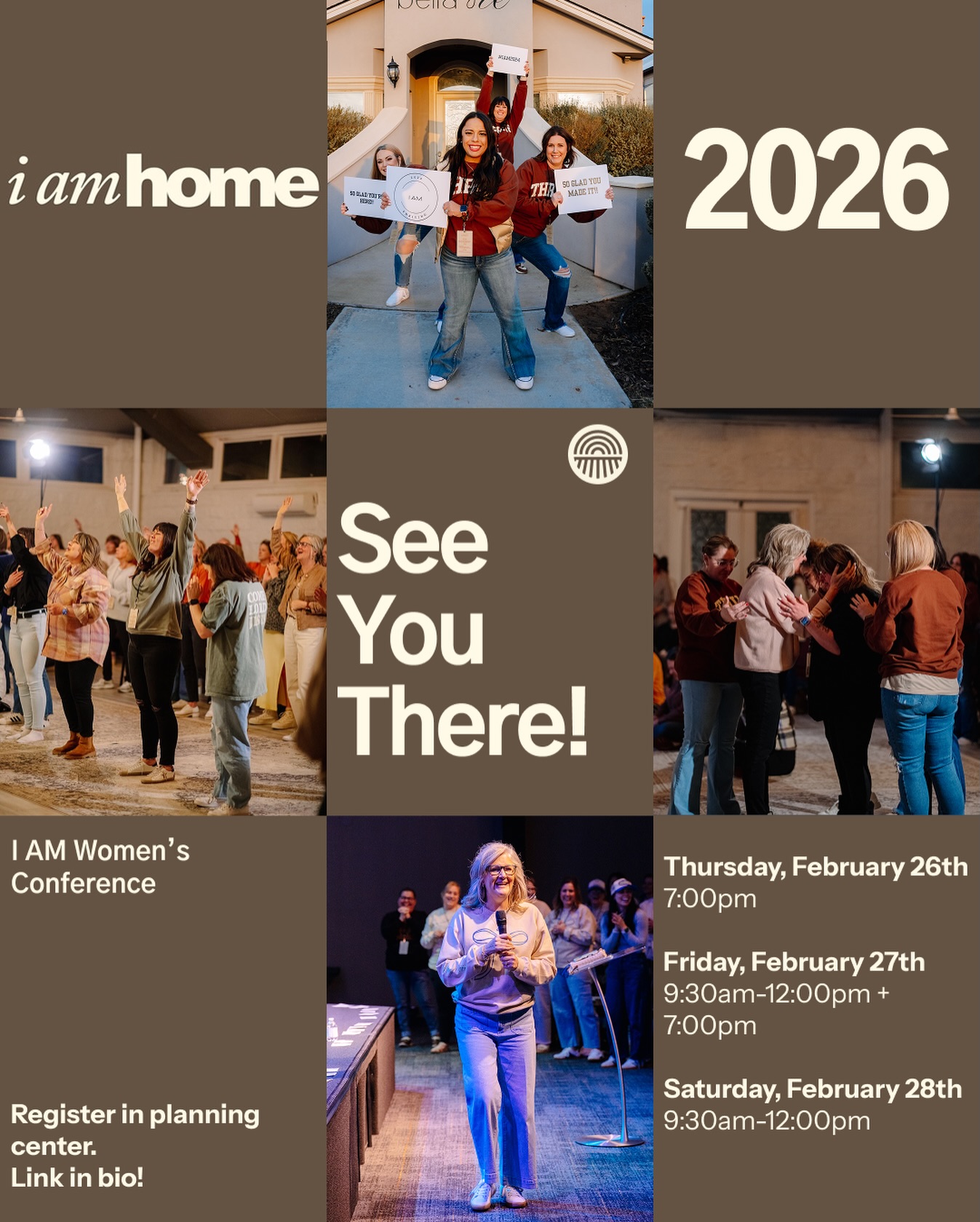 5 weeks until the I AM CONFERENCE! Now’s the time to get your spot locked in with a $25 deposit!
I always say, our expectation is God’s invitation— and my expectation is BIG! The Lord has been stirring beautiful things in our heart and I am confident He is going before us. This moment in time will be very special.
I hope you will be there 🤍
🗓️ February 26-28
📍 Transformation Church - Seminole, TX
☑️ check events at THETC.COM
👉🏼 or my story for the link!