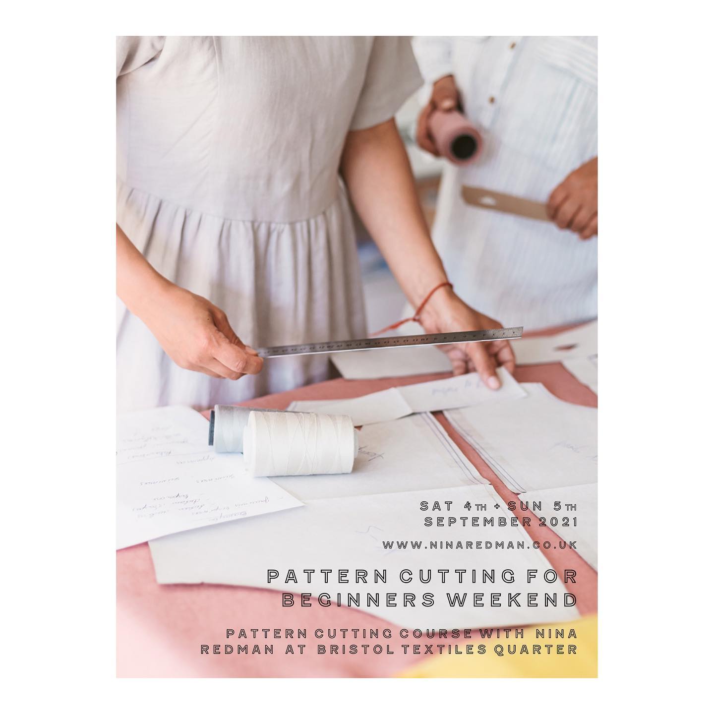 I have some very exciting news, that my FIRST set of courses for 2021 are now bookable !! YAY FINALLY !⠀⠀⠀⠀⠀⠀⠀⠀⠀
⠀⠀⠀⠀⠀⠀⠀⠀⠀
In the next month i will be running two types of courses the first being :⠀⠀⠀⠀⠀⠀⠀⠀⠀
Pattern Cutting for Beginners Weekend Course - Bristol Textiles Quarter : 4th and 5th of September 10am - 4:30pm⠀⠀⠀⠀⠀⠀⠀⠀⠀
⠀⠀⠀⠀⠀⠀⠀⠀⠀
Ever wondered how clothes are made? Have you wanted to make your own clothes but been stuck at the pattern stage? Then fear not! This introductory course will take you through step by step the methods in which to create and alter your own patterns and to make garments using your patterns.⠀⠀⠀⠀⠀⠀⠀⠀⠀
⠀⠀⠀⠀⠀⠀⠀⠀⠀
To book please go to my website in the Bio or feel free to message me on here! ⠀⠀⠀⠀⠀⠀⠀⠀⠀
.⠀⠀⠀⠀⠀⠀⠀⠀⠀
.⠀⠀⠀⠀⠀⠀⠀⠀⠀
.⠀⠀⠀⠀⠀⠀⠀⠀⠀
.⠀⠀⠀⠀⠀⠀⠀⠀⠀
#bristolfashioncourses #bristoltextilesquarter #patterncuttingcourses #patterncuttingcoursesuk #fashionschool #learntosew #patterncuttinguk #englishfashioncourses #fashionsummerschool #makeyourownclothes #sustainablefashionweekbristol #patterncuttingforbegginners #patterncuttingclasses #learntopatterncut