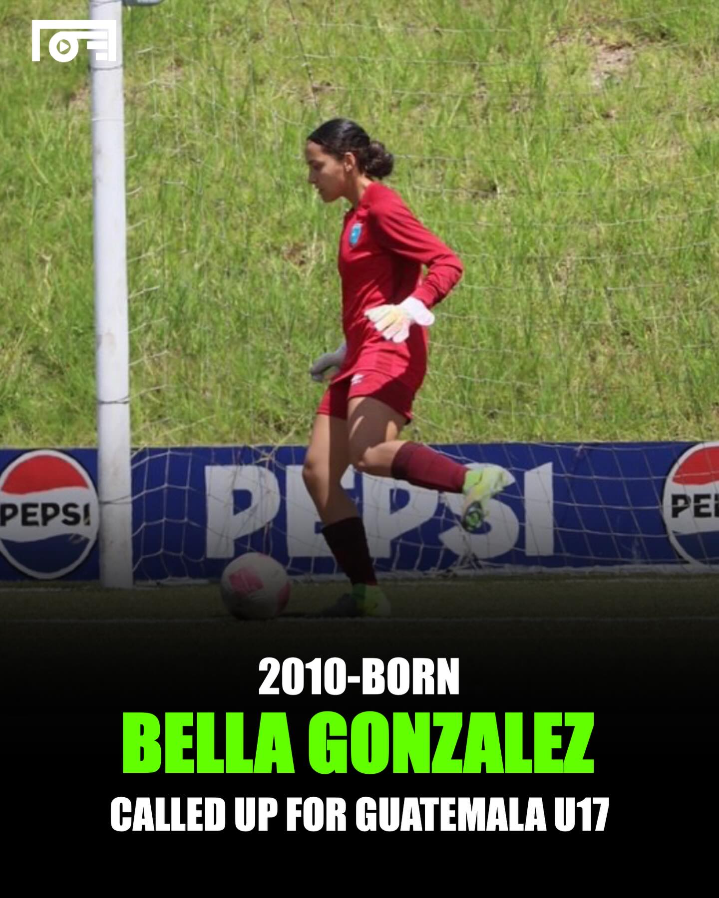 2010 born Goalkeeper Bella Gonzalez is back in the mix with U17 Guatemala National Team