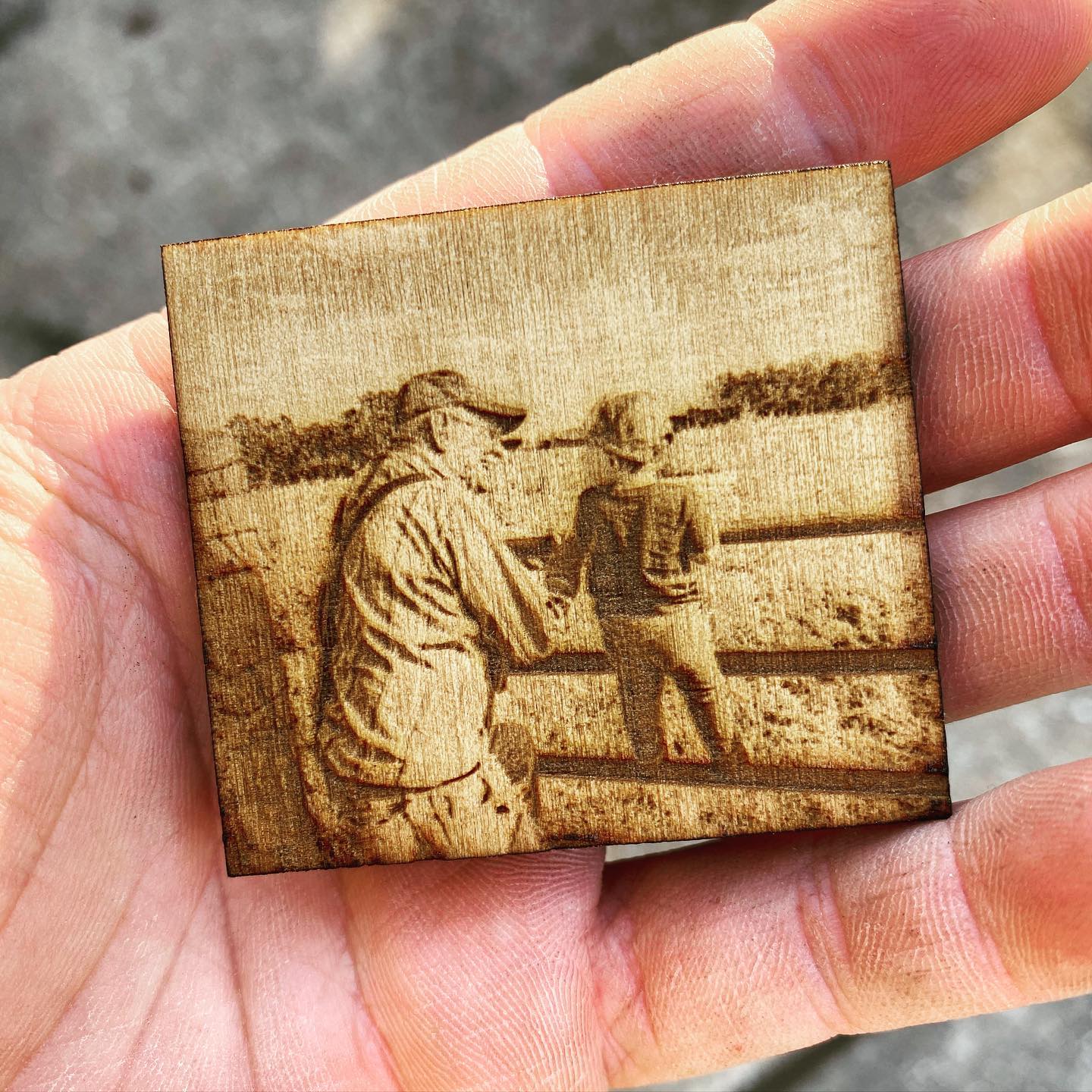 New laser, new test cut. 🤘🔥
.
.
#maker #makersgonnamake #makersofinstagram #build #diy #cnc #cnclaser #lasercutting #laserengraving #makeshit #hapticworkshop