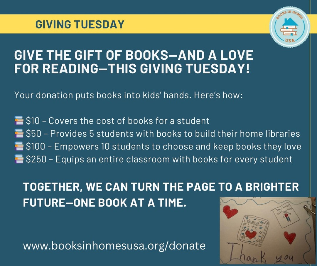This Giving Tuesday, let’s stack their shelves and spark their imaginations! 📚✨ Every gift brings books into kids’ hands and opens up a world of possibilities. #GivingTuesday #GiftOfReading