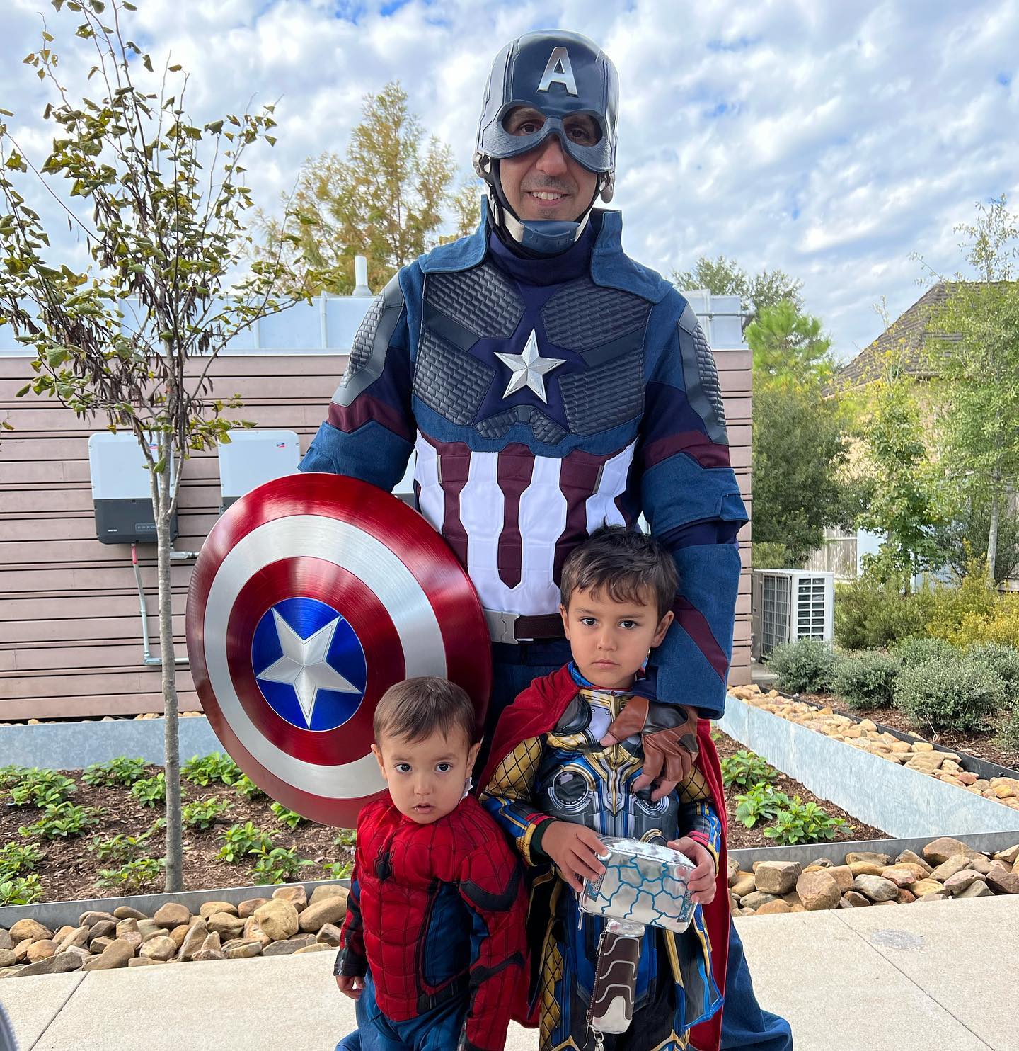 Oh, the things you do for your kids…. Be thankful for every moment you spend with the ones you love.