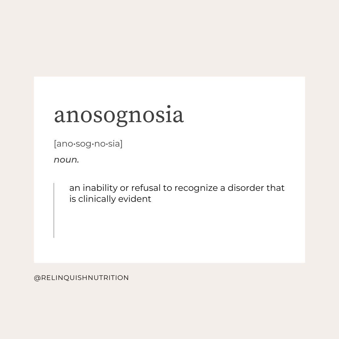 Many clients with eating disorders experience this, making it harder to seek or accept help—but understanding it is the first step toward compassion and support. 💙