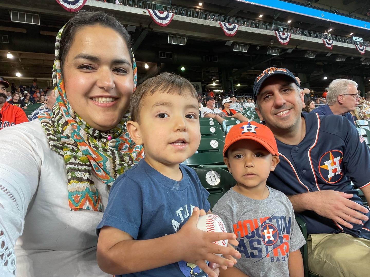 A first for the kids - Go Astros!